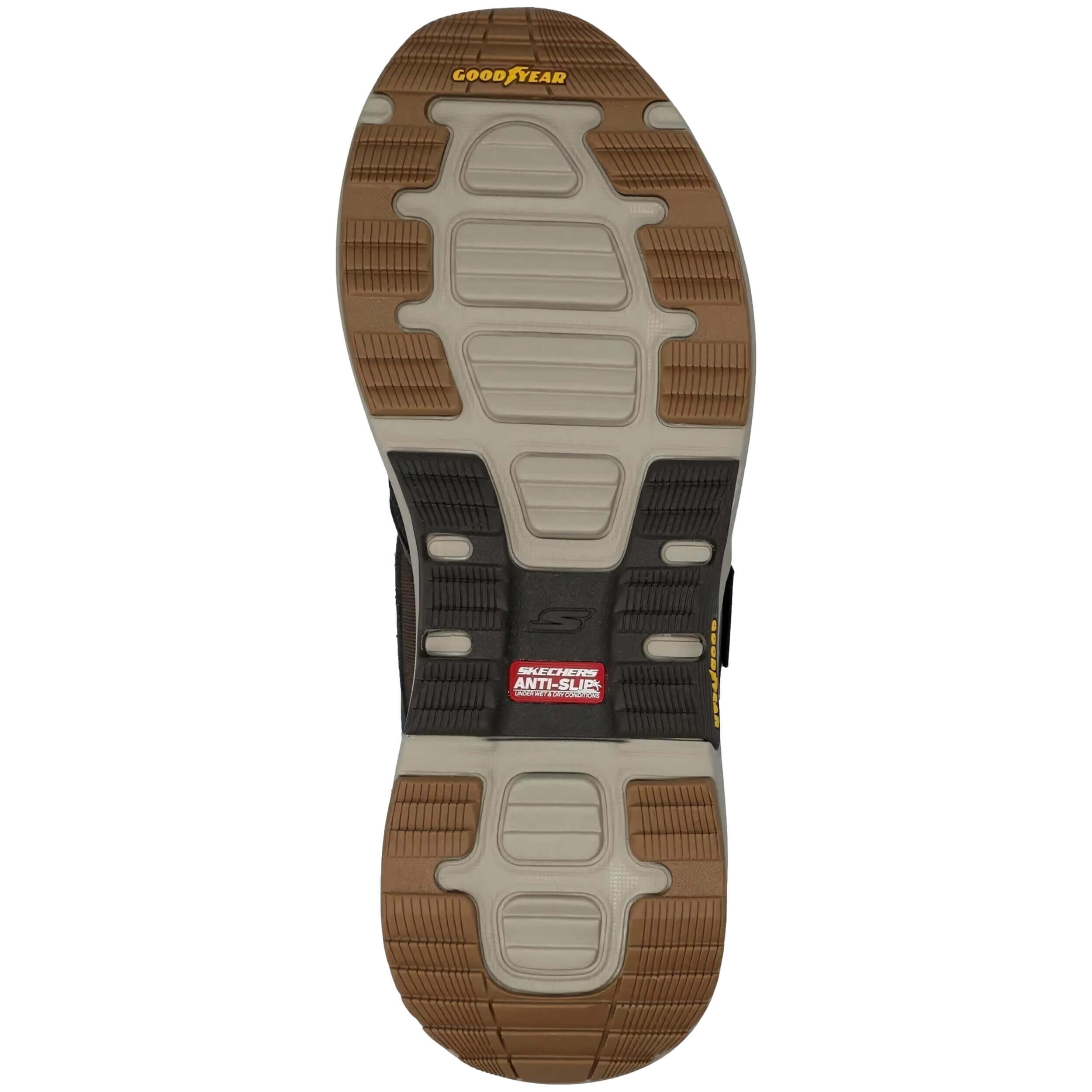 Baskets Skechers modèle 216103-BRN pour homme 4/5