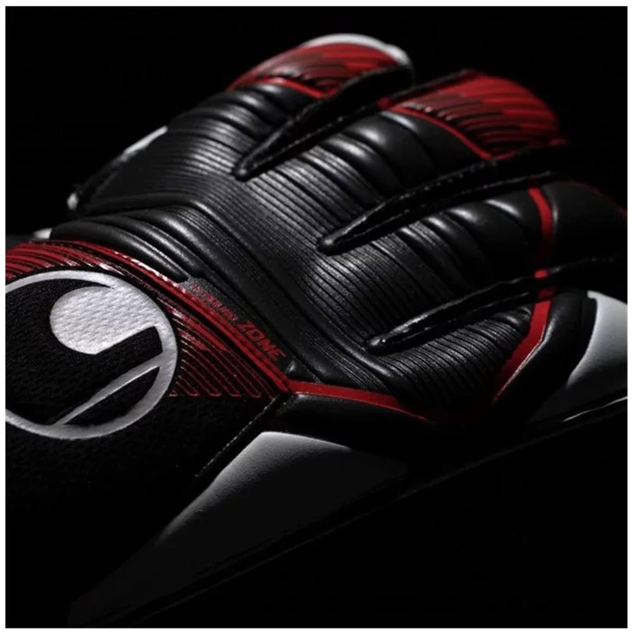 Luvas de futebol Uhlsport modelo 101131201 para unissex 4/5