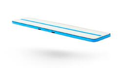 Tapis de gymnastique gonflable AirTrack 500 x 100 x 10 cm bleu