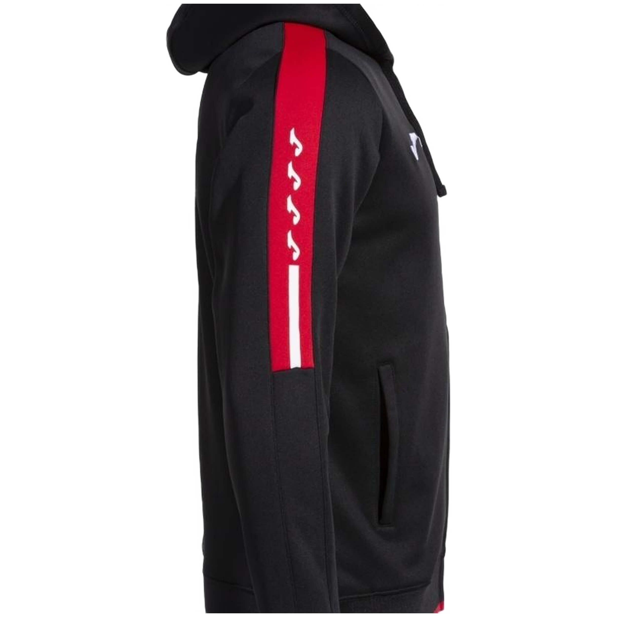 Chaqueta Con Capucha Fútbol Hombre Joma Olimpiada Negro 4/5