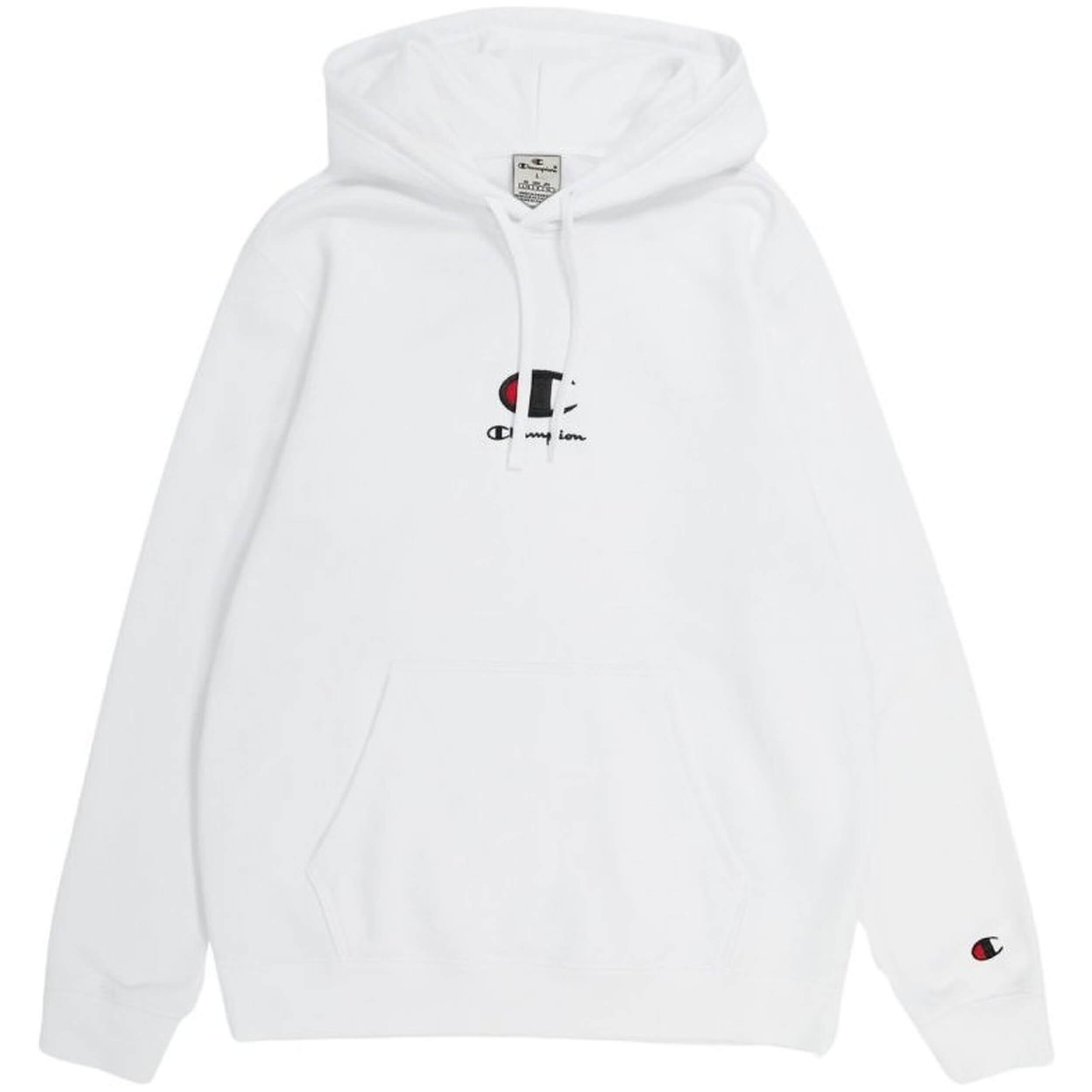 Sweats à capuche en polaire pour homme Champion Hooded Blanc 4/4