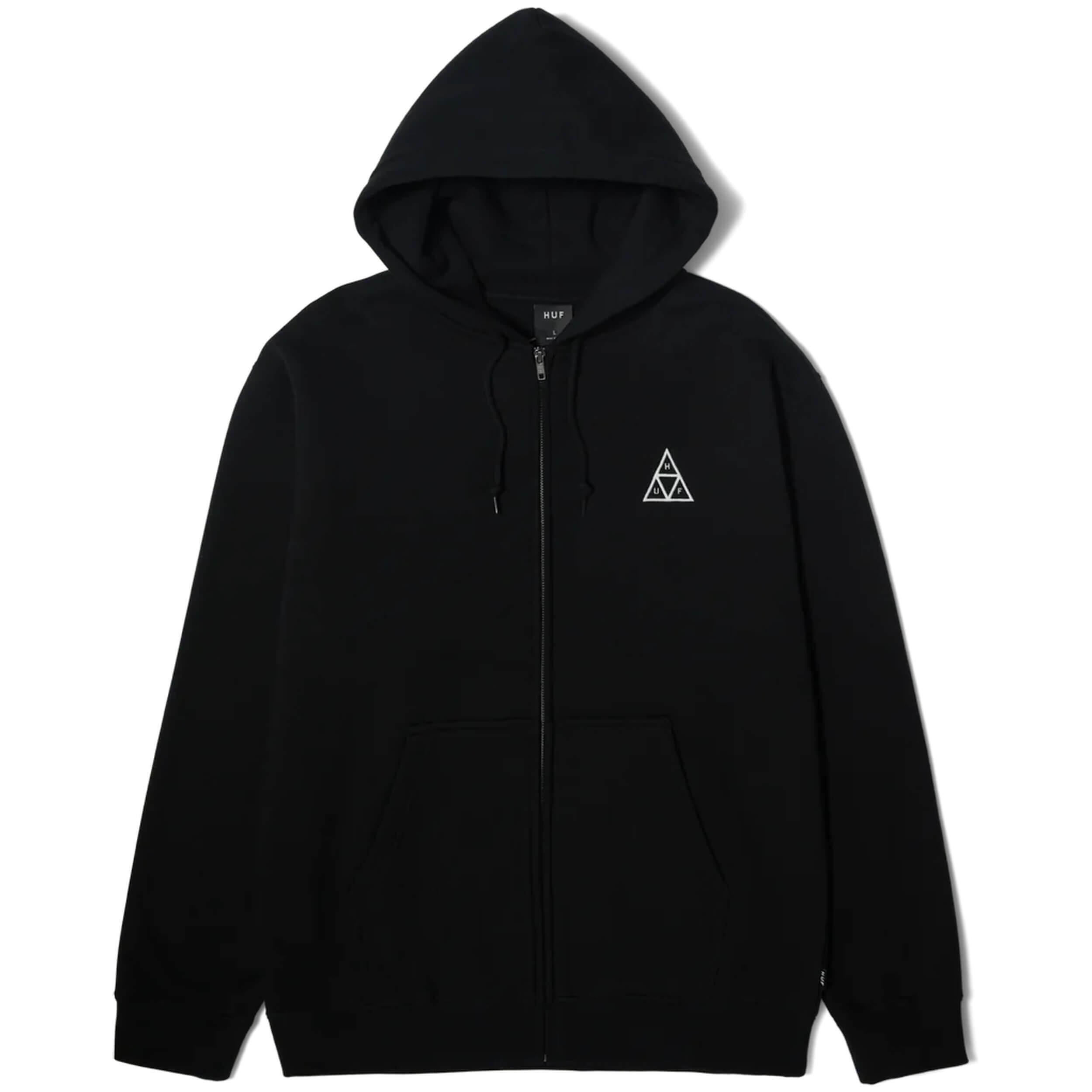 Sweat à capuche Huf modèle PF00697-BLACK pour homme 1/3
