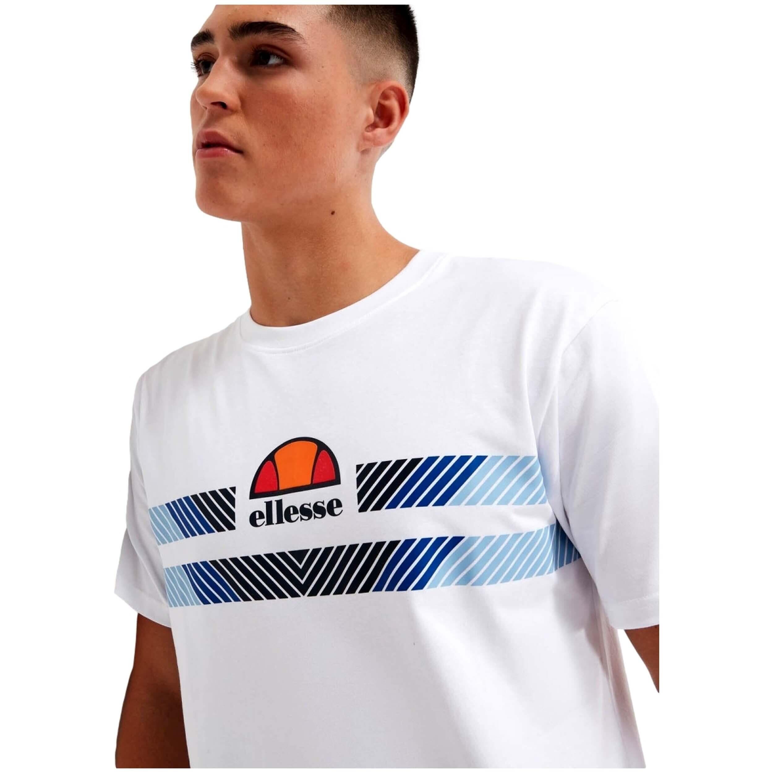 Maglia a maniche corte Ellesse modello SHR20275-WHITE per uomini 4/5