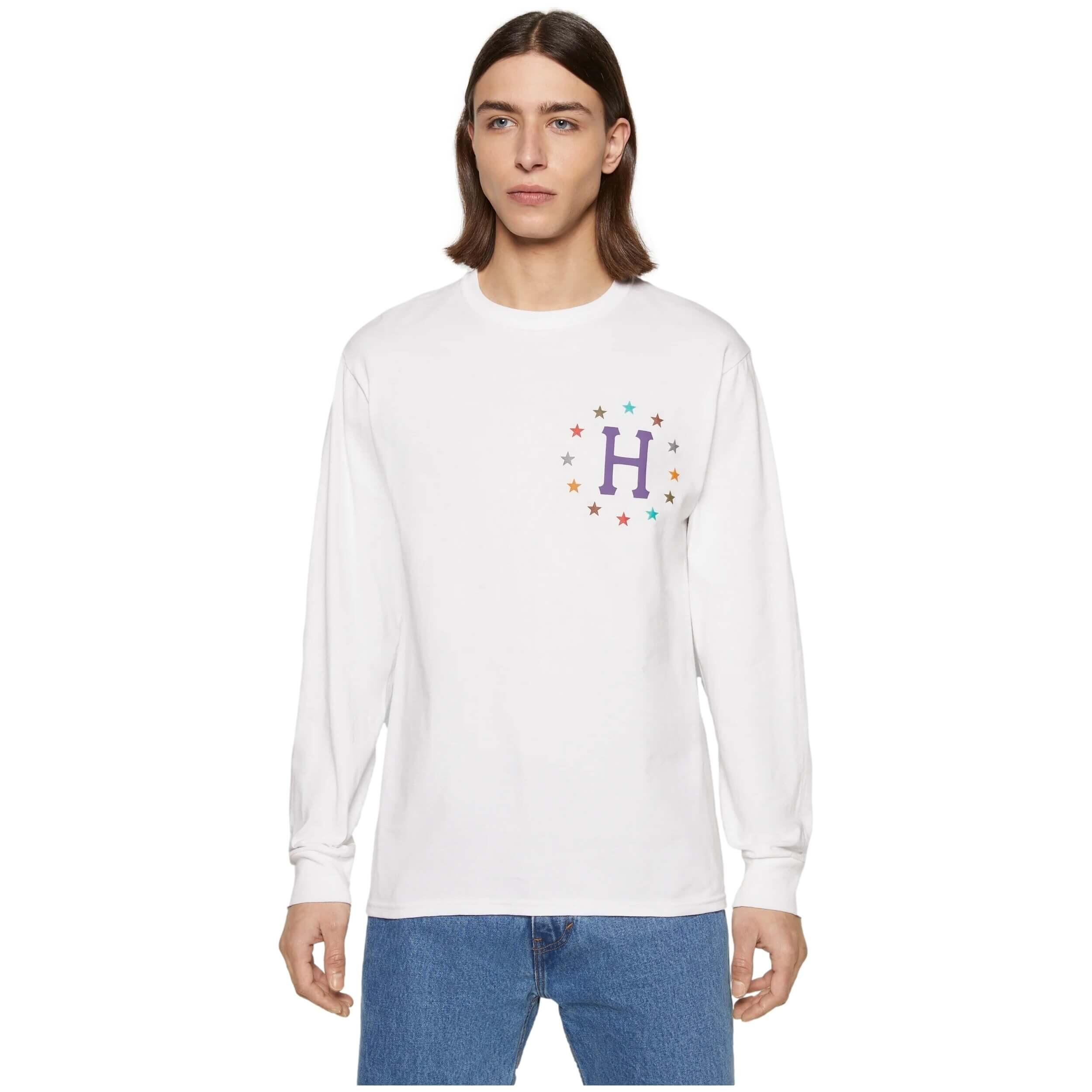 Camisola de manga comprida Huf Puff Galaxies para homem 3/7