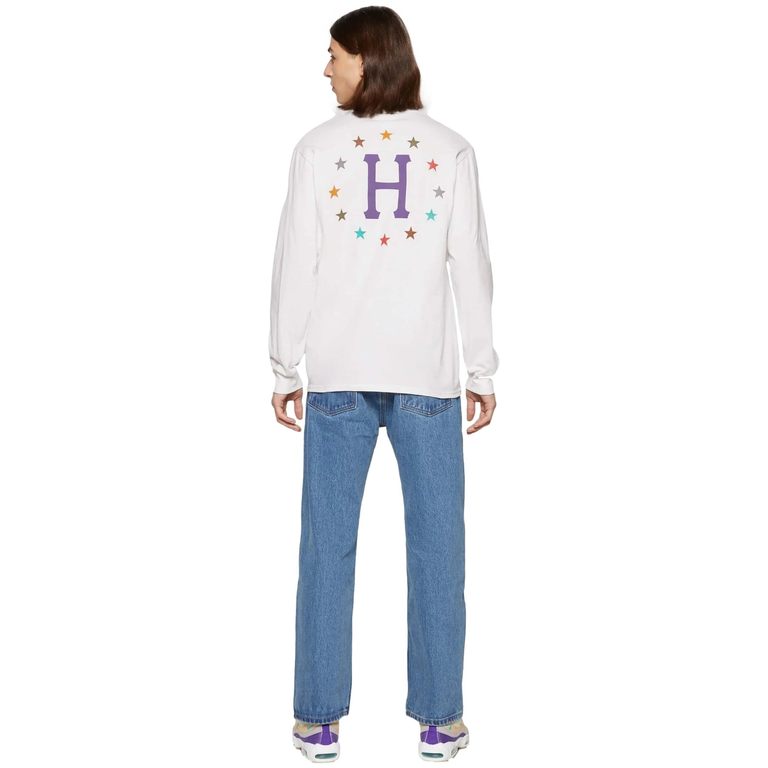 Camisola de manga comprida Huf Puff Galaxies para homem 4/7