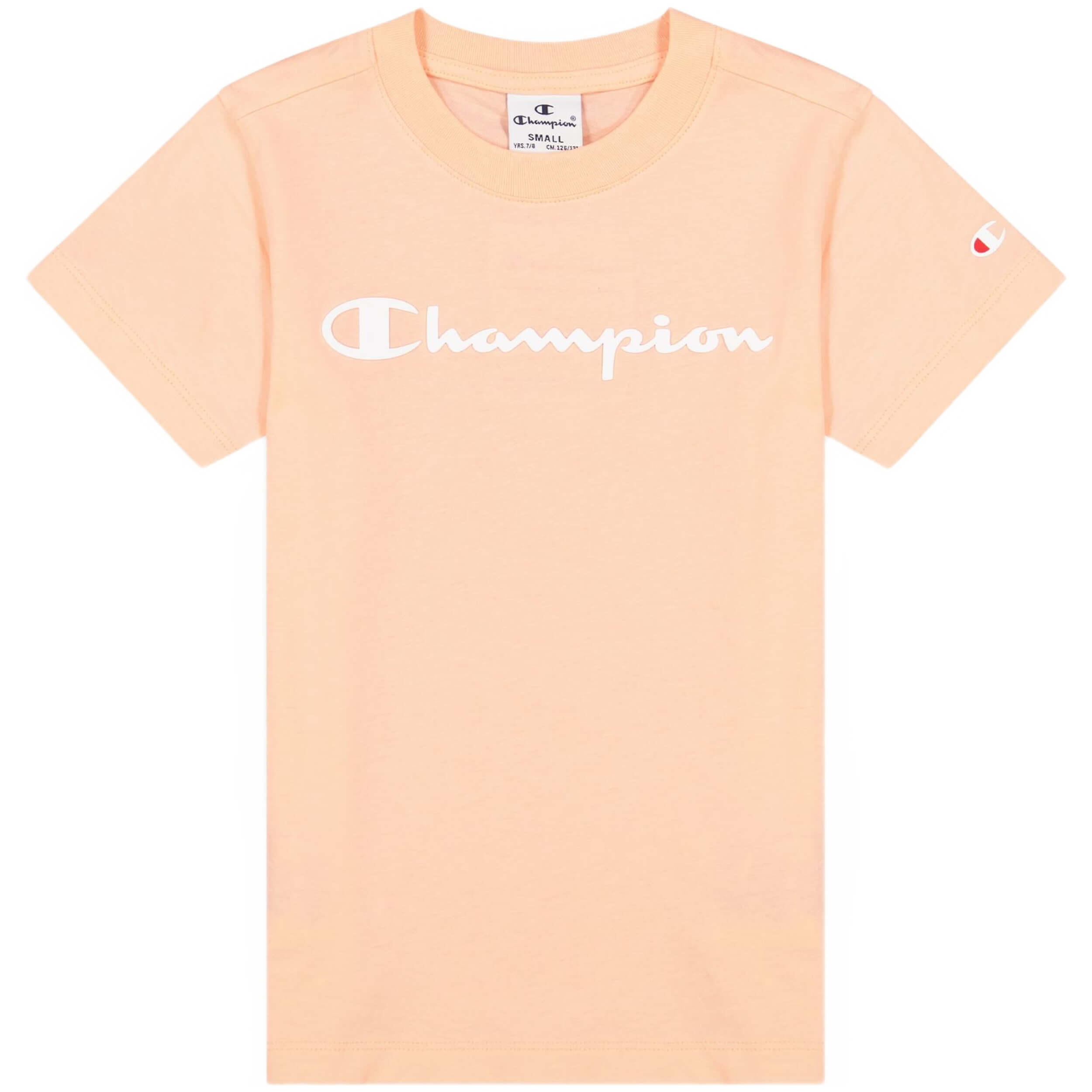 T-shirt Champion modèle 404327-PS012 pour filles 1/1