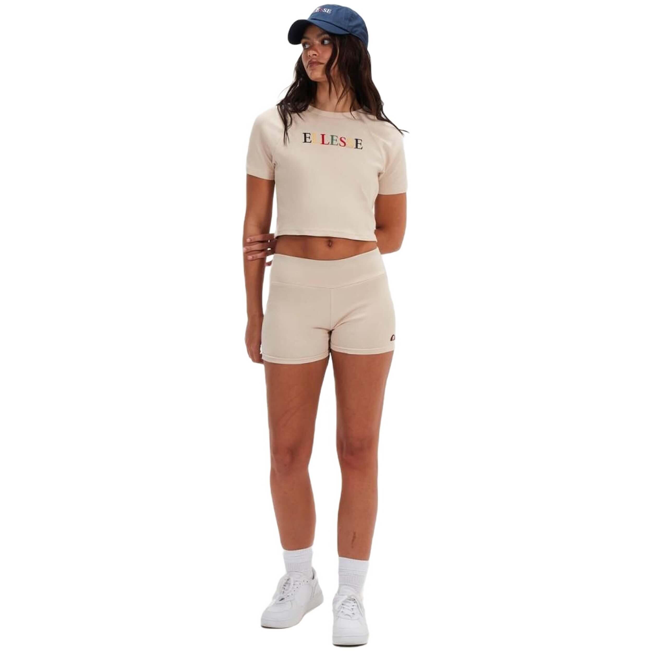 Camiseta de manga corta Ellesse modelo SGW20673-BEIGE para mujer 2/4