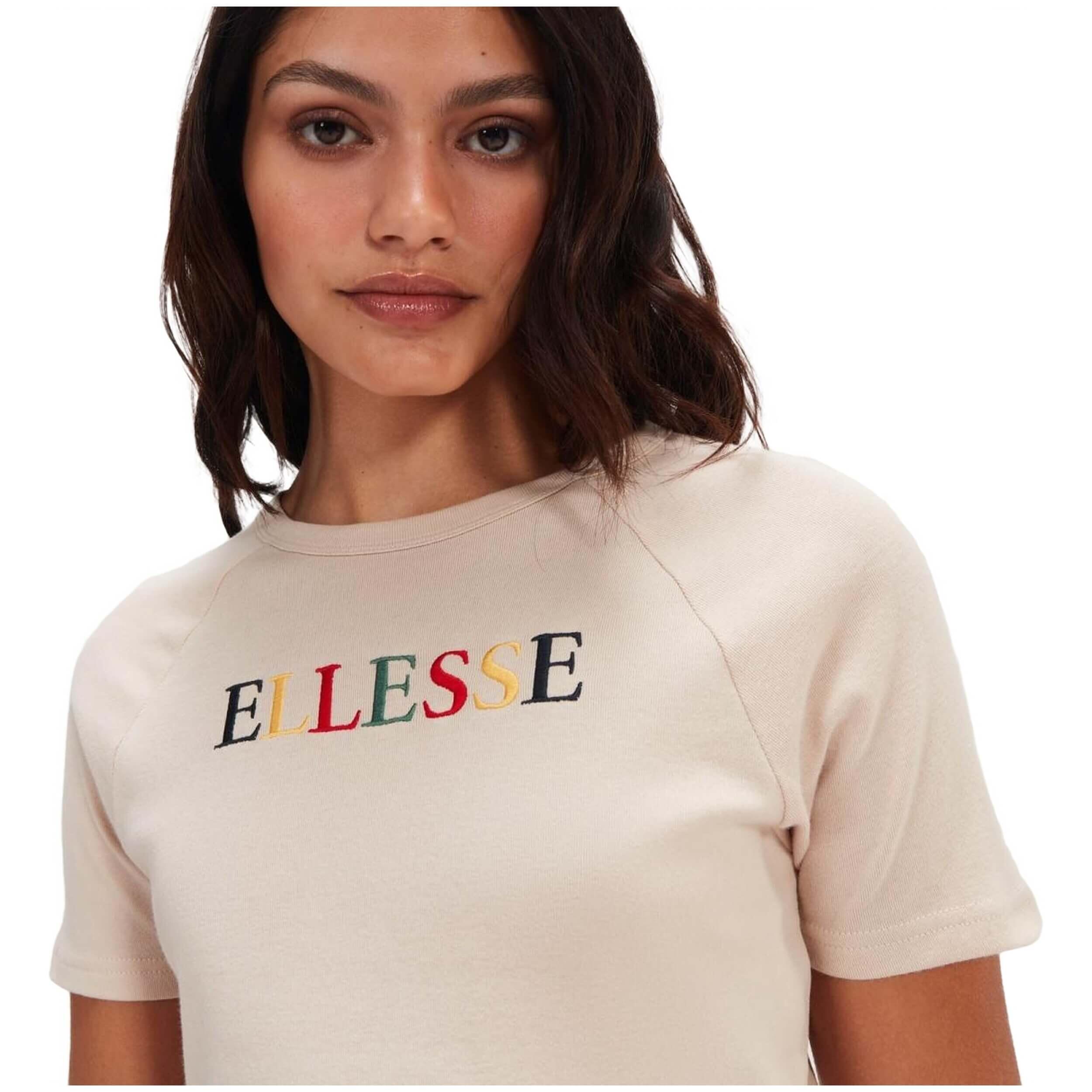 Camiseta de manga corta Ellesse modelo SGW20673-BEIGE para mujer 4/4