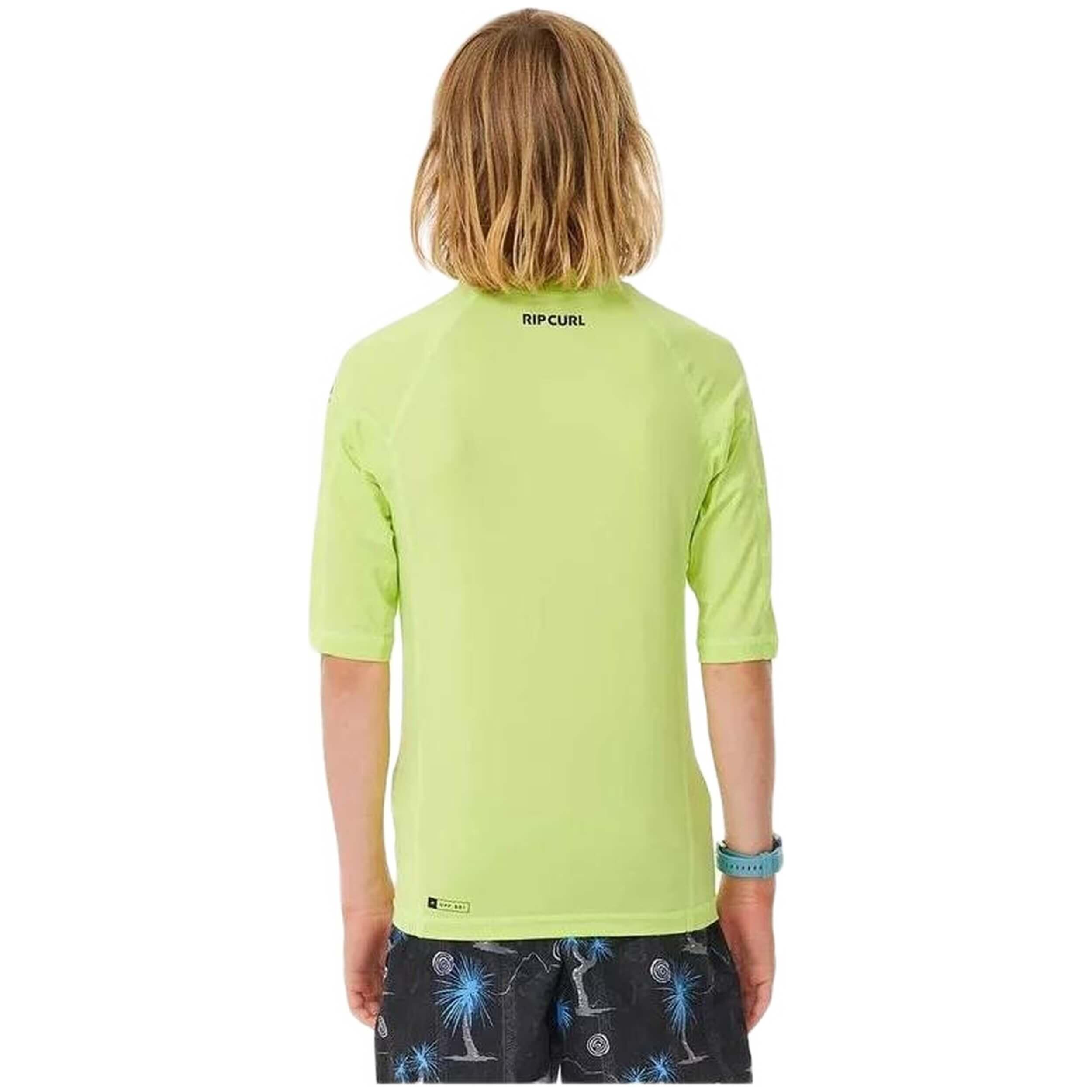 Camiseta de manga corta Rip curl Brand Wave Upf -Boy para niños unisex 2/5