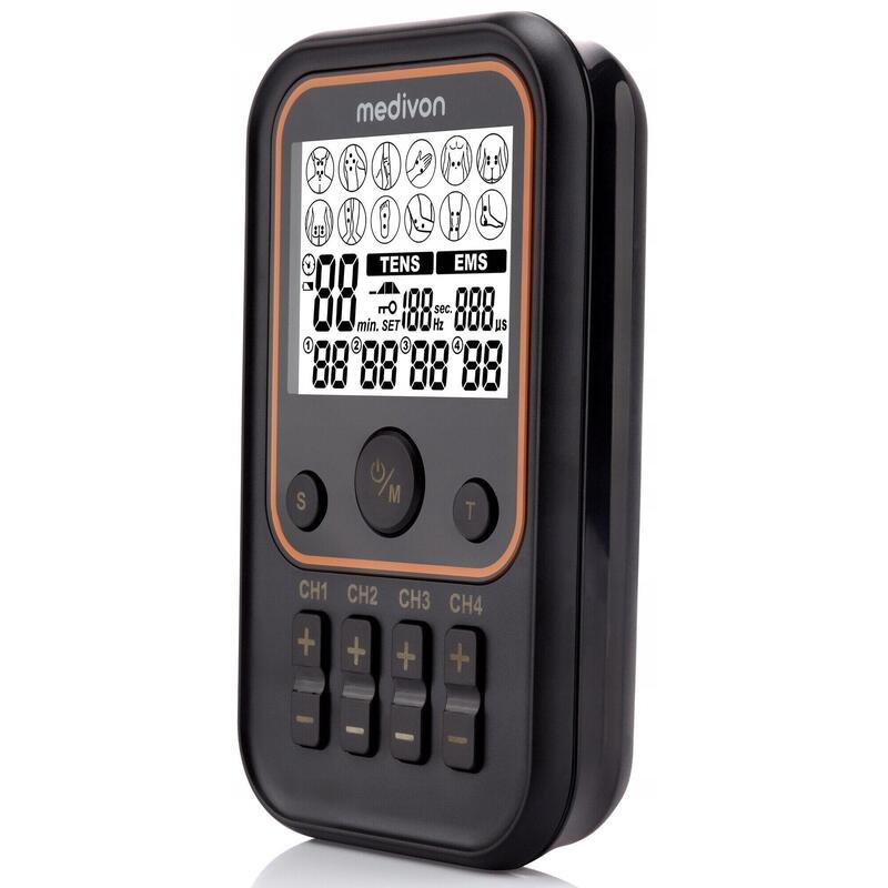 Elektrostymulator akumulatorowy do mięśni Medivon OdinFlex PRO Czarny
