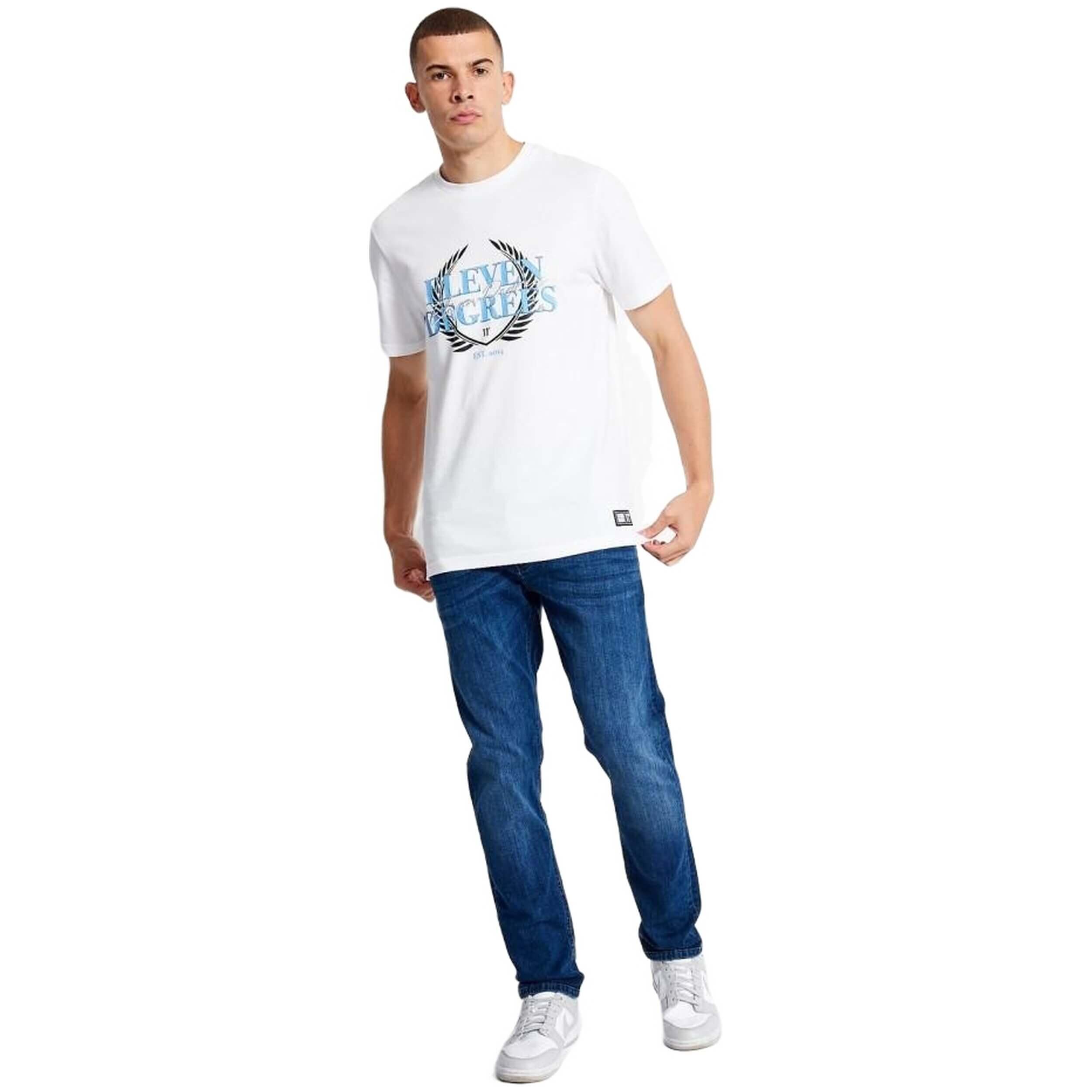 T-shirt 11 degrees modèle 11D3715-002 pour homme 4/4