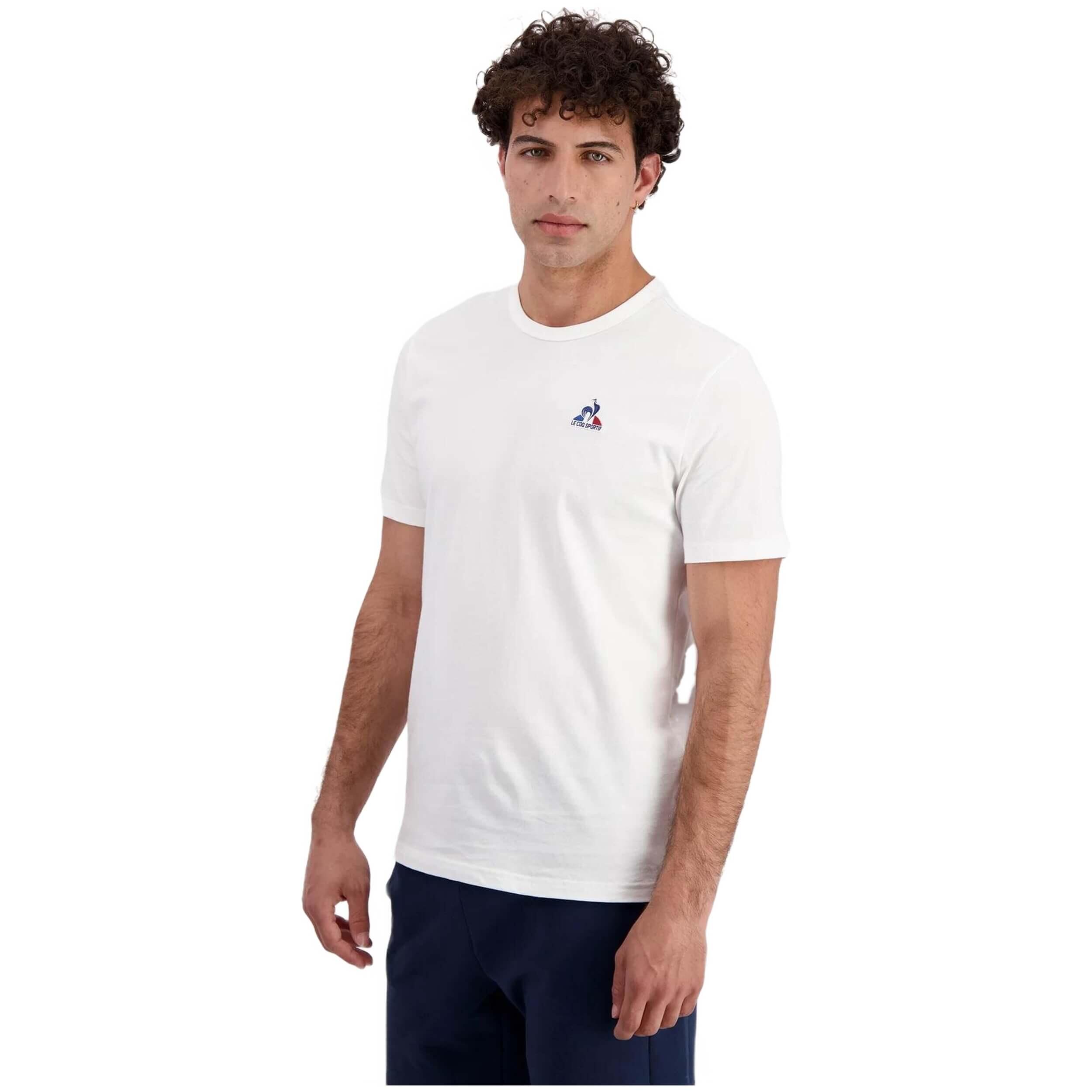 T-shirt met korte mouwen Le coq sportif model 2422106-NEWOPTICALWHIT voor mannen 3/5