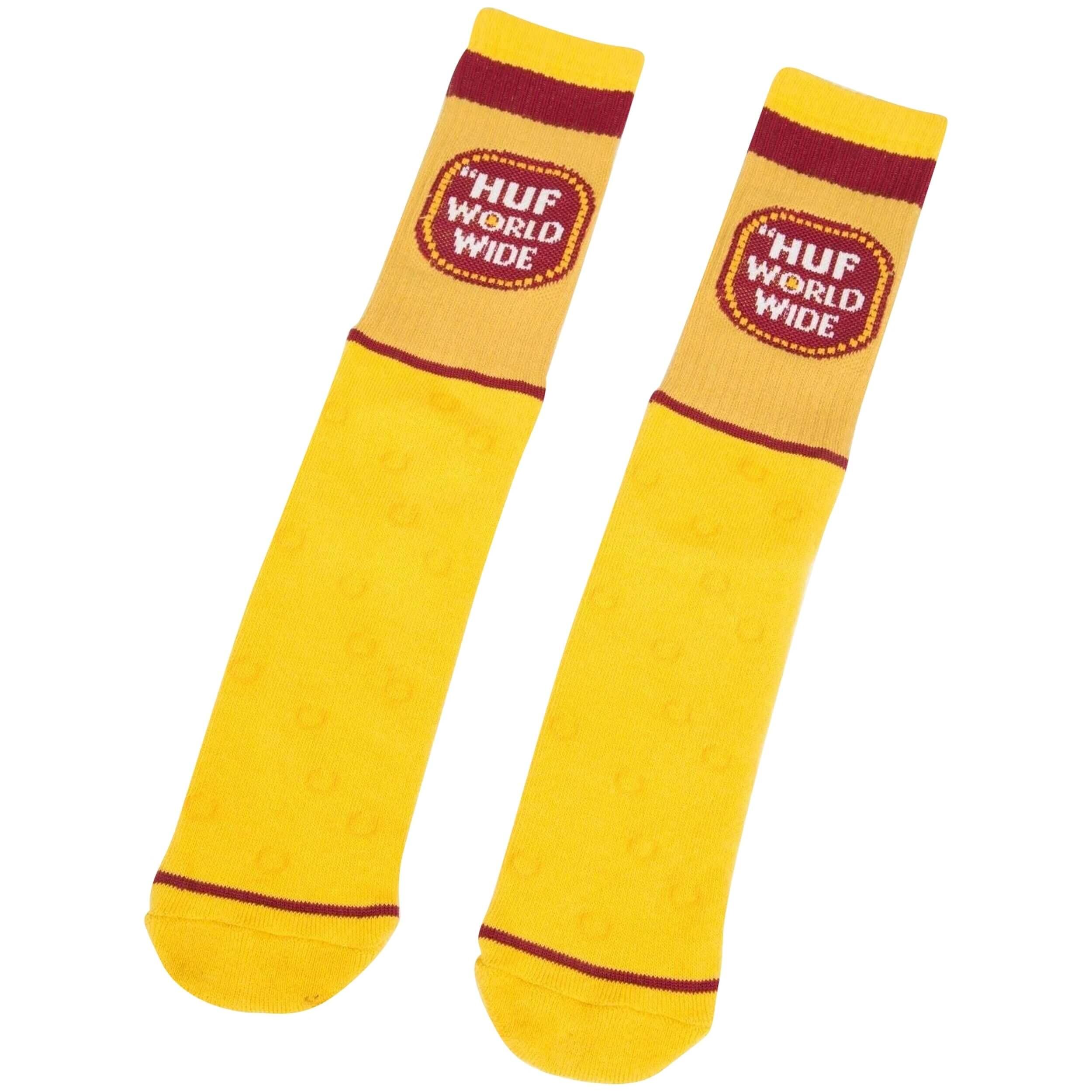Chaussettes Huf modèle SK00551-YLLOW pour unisexe 3/5