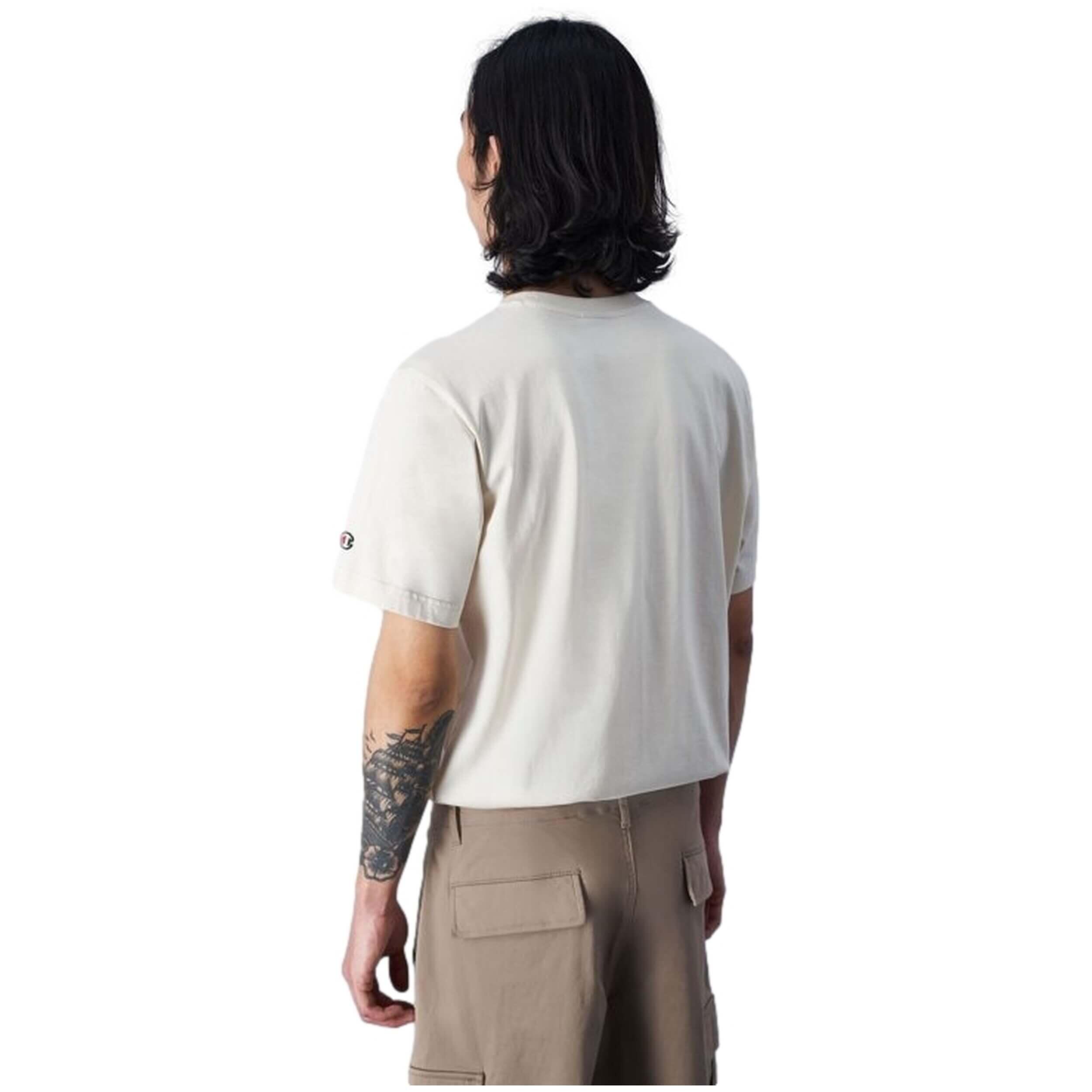 T-shirt Champion modèle 219874-YS137 pour homme 3/4