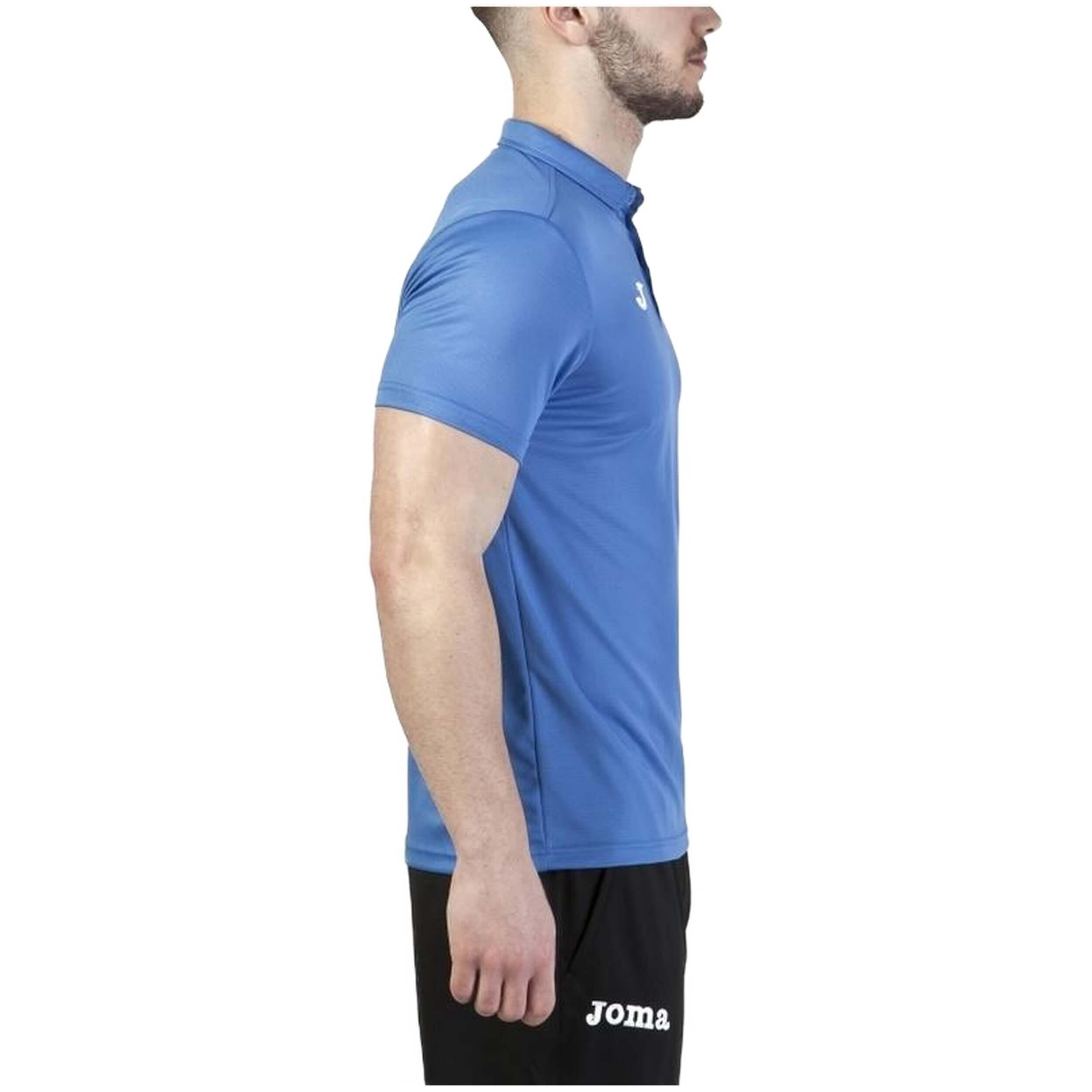 Polo Manches Courtes Golf Enfants Joma Hobby Bleu Roi 2/4
