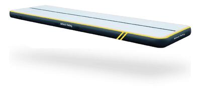 Aufblasbare Gymnastikmatte AirTrack 500 x 140 x 20 cm schwarz