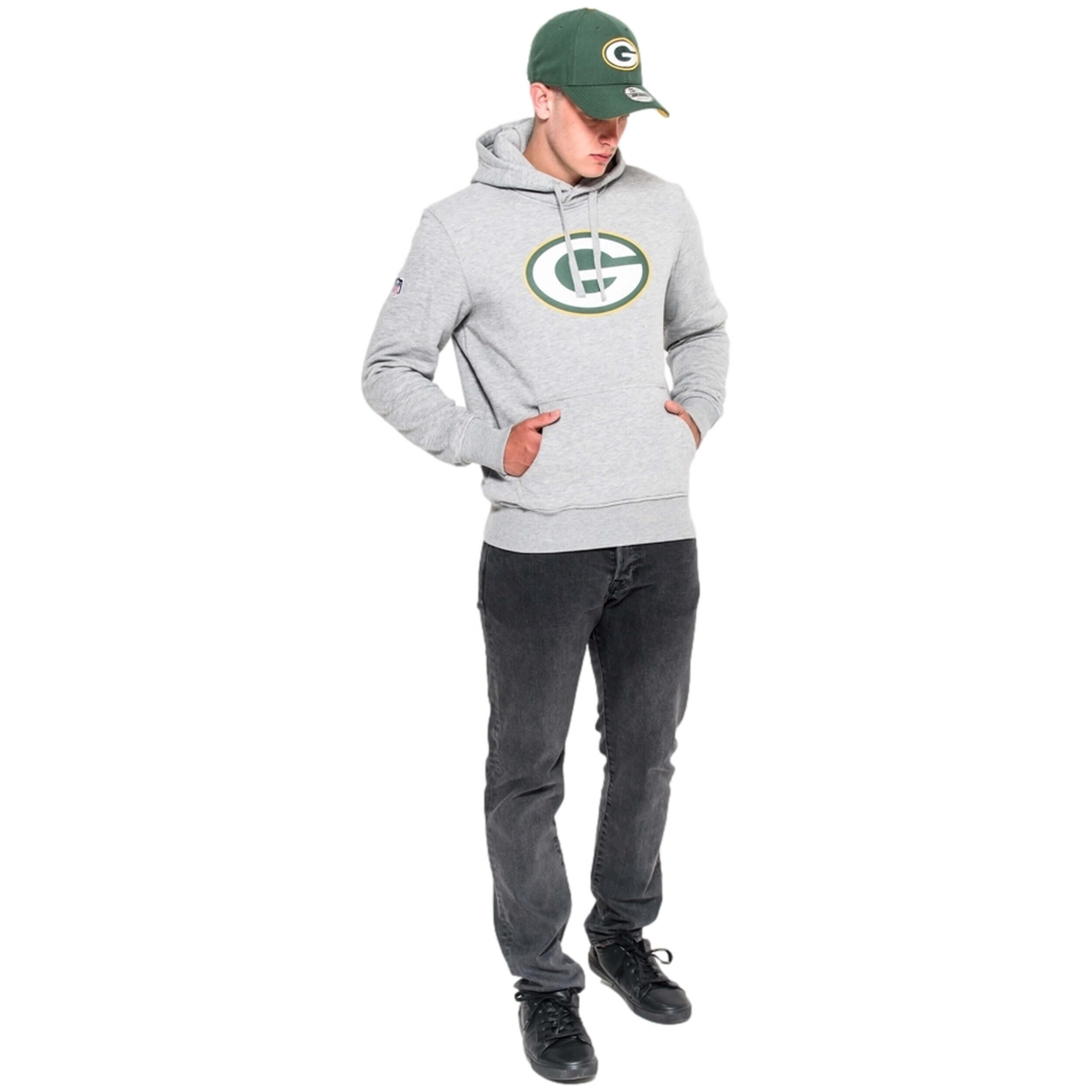 Felpa con cappuccio New era modello 11073770 per uomini 3/5