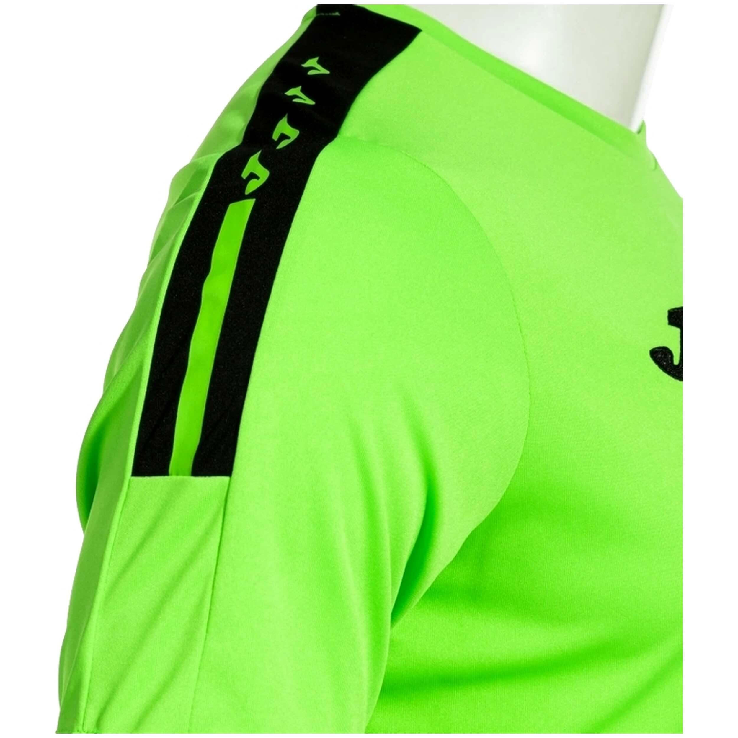 Maillot Manches Courtes Football Homme Joma Olimpiada Vert Fluo 4/5