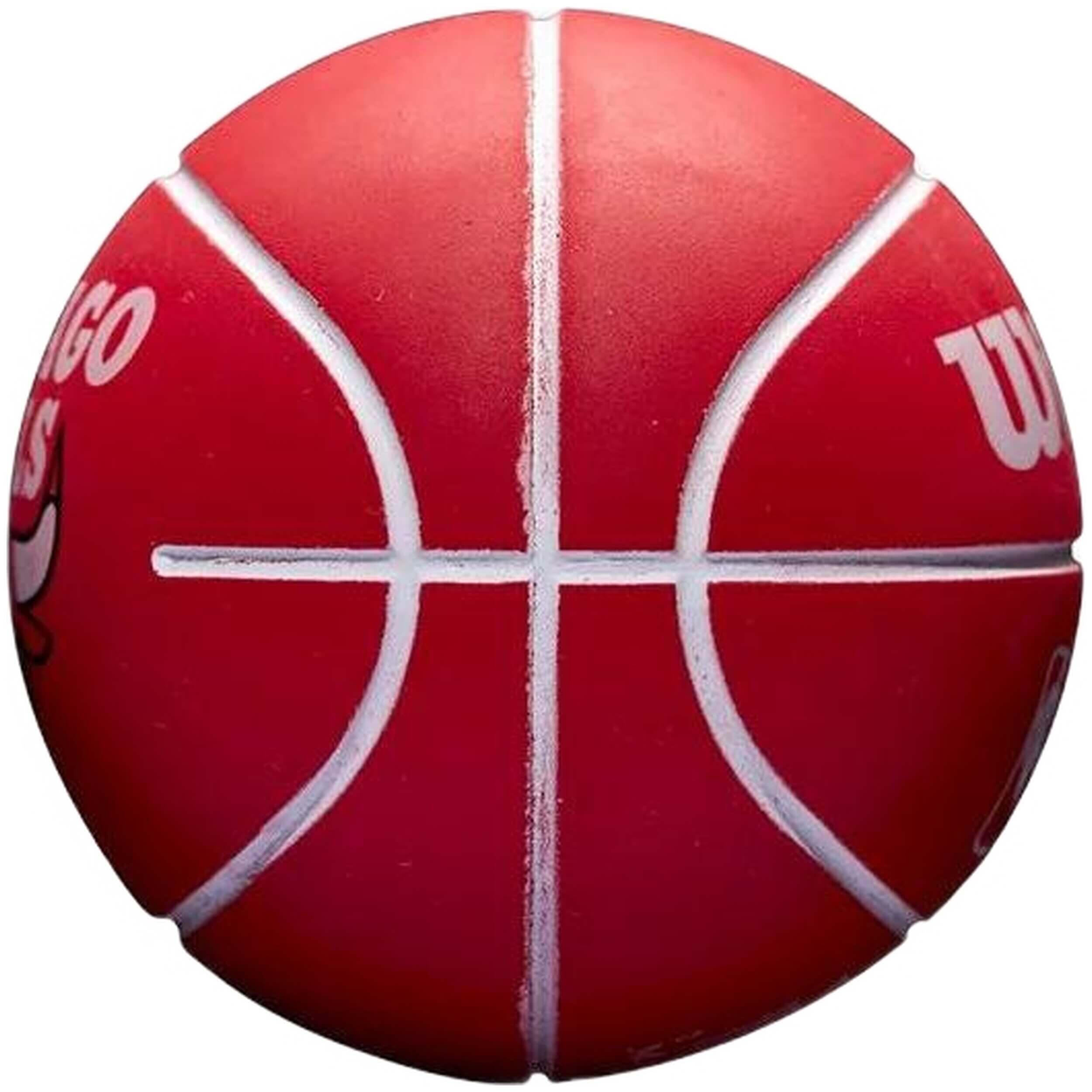 Bola de basquete Wilson NBA Dribbler Chicago Bulls para crianças unissex 2/3