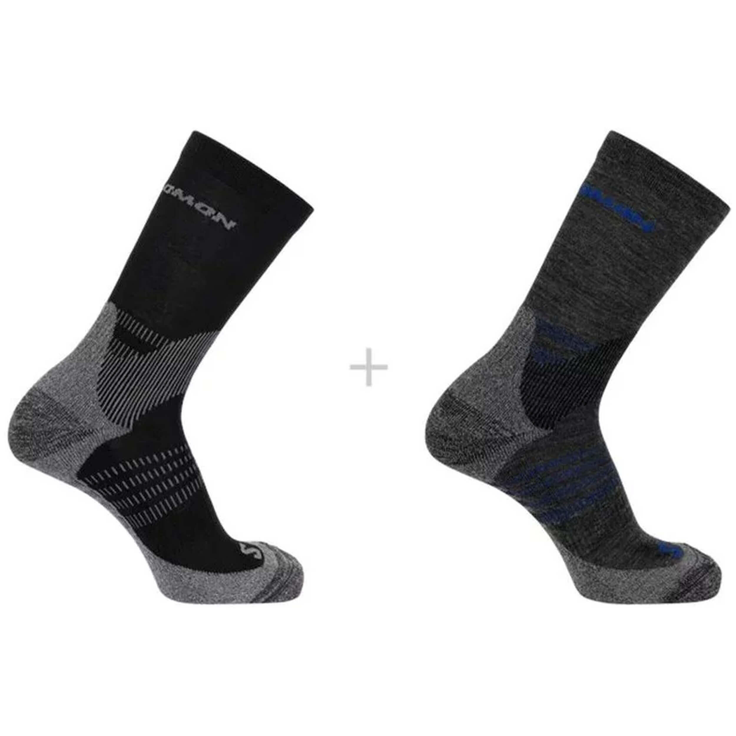 Salomon - Chaussettes Salomon Modèle Lc2083200 Pour Unisexe - Chaussettes - Noir - S - Decathlon