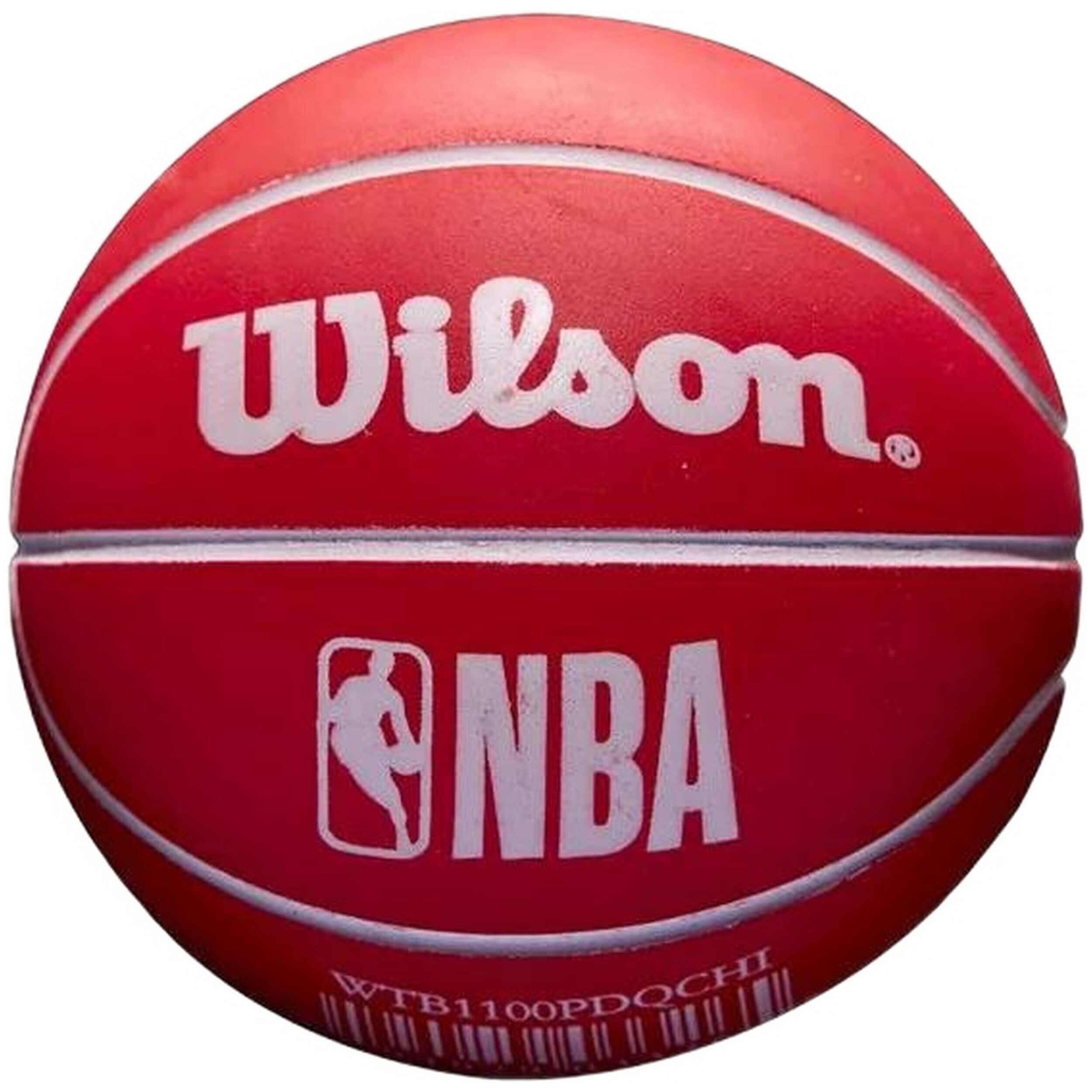 Bola de basquete Wilson NBA Dribbler Chicago Bulls para crianças unissex 3/3