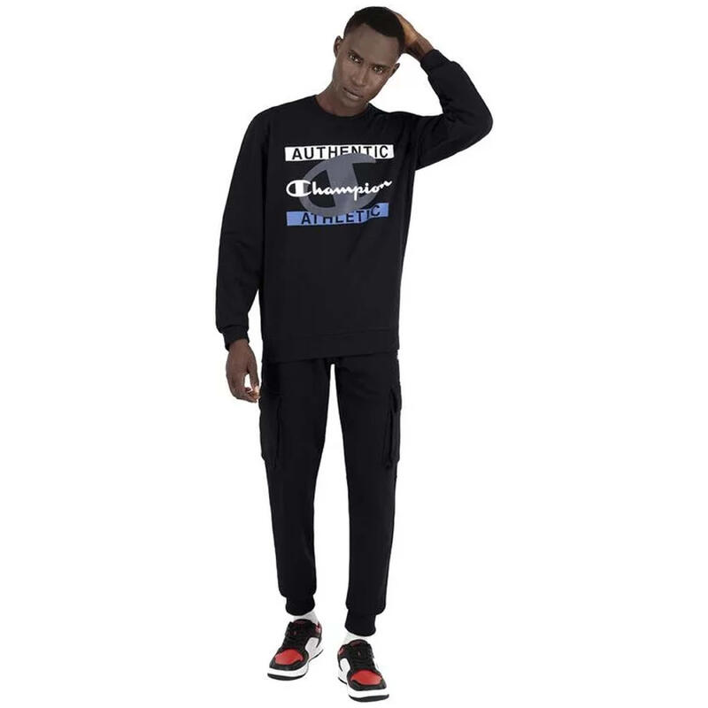 Hanorac fără Glugă Bărbați Champion Authentic Athletic Negru