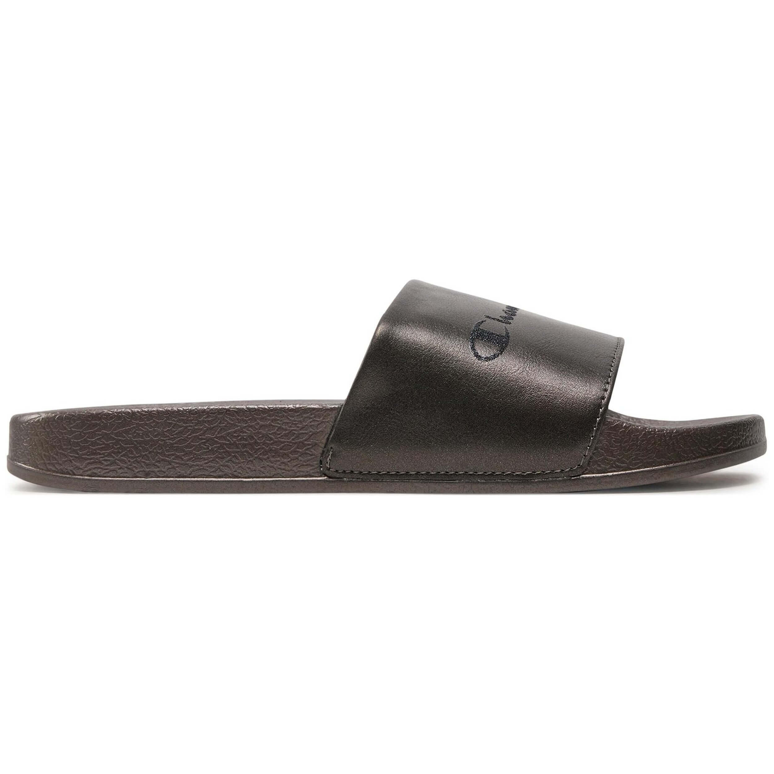 Champion - Tongs De Plage Et De Piscine Champion Queens Femmes Marron - Sandales - Noir - Decathlon