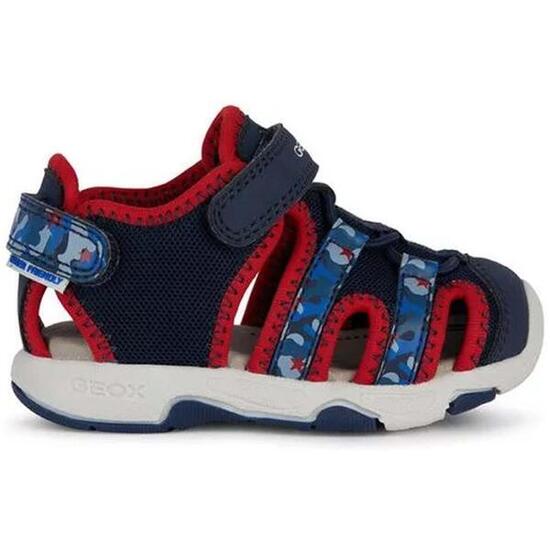 Sandales Geox Multy pour garçon Bleu/Rouge