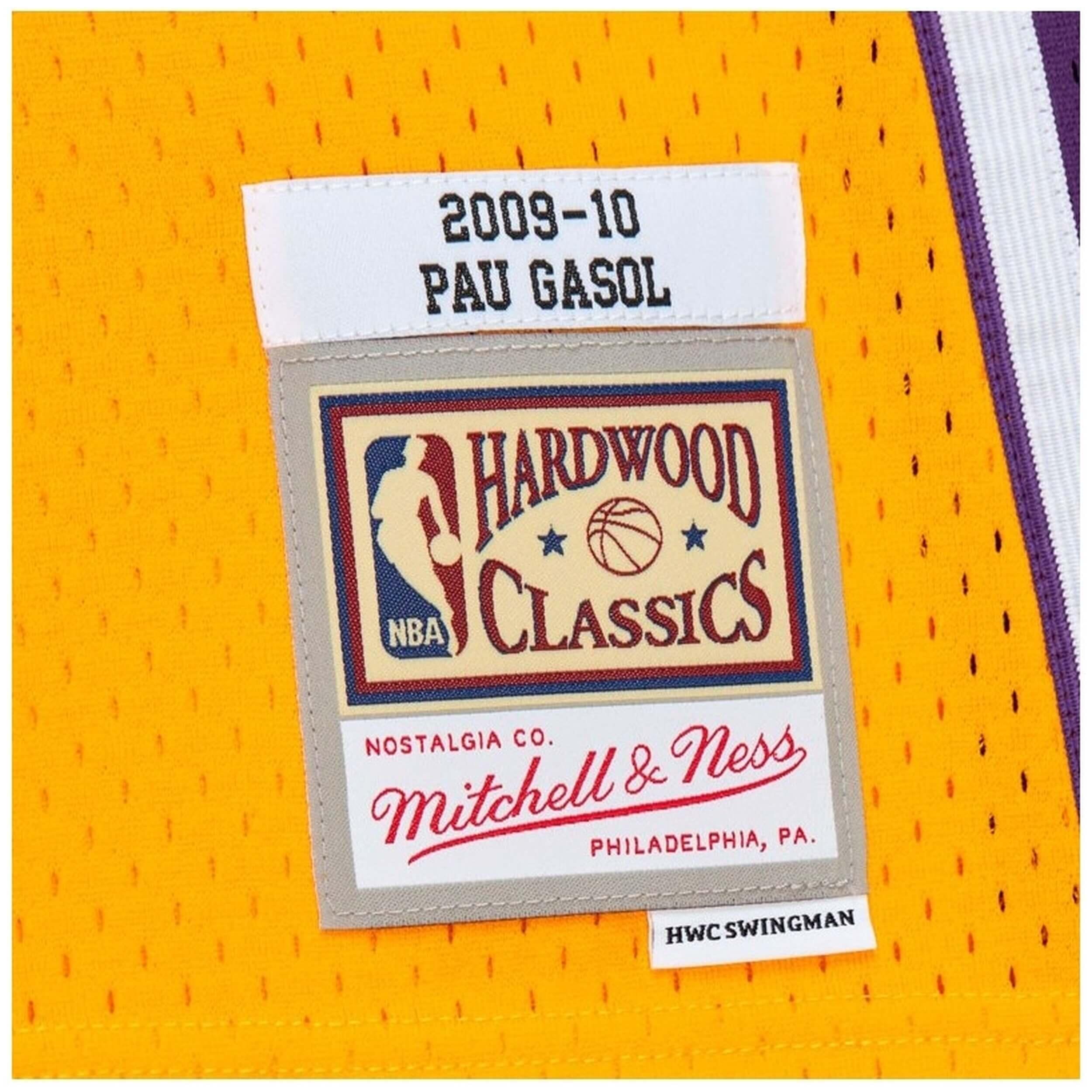 Maillot de basket Mitchell & ness modèle SMJY7609-LAL09PGALTGD pour homme 3/3