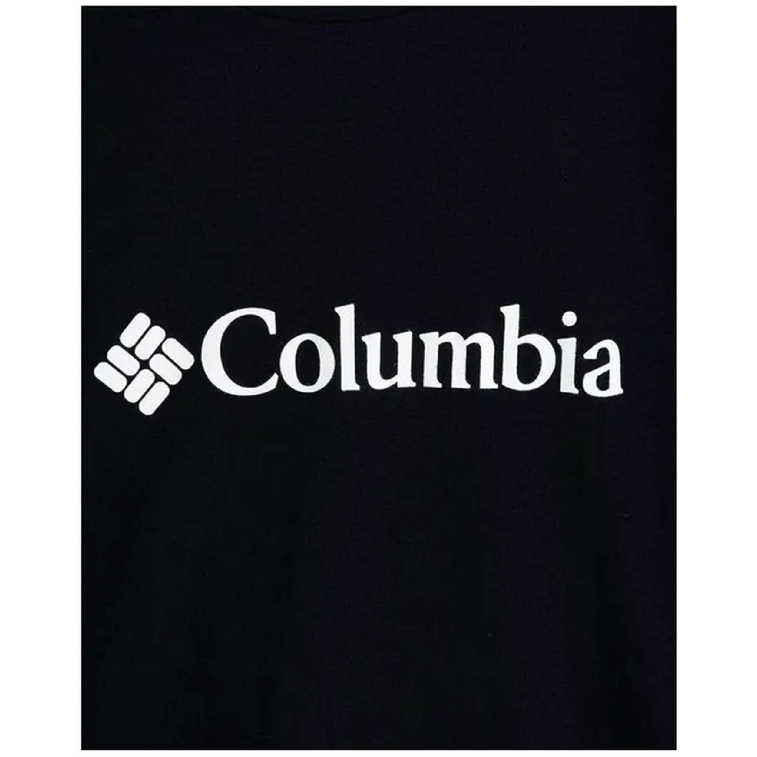 Camisola de manga curta Columbia CSC Basic Logo para unissex 5/7