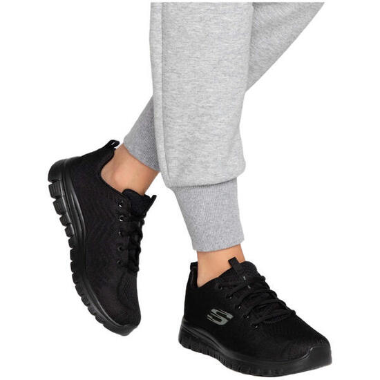 Zapatillas Skechers modelo 12615W-BBK para mujer