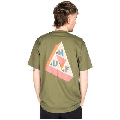 T-shirt met korte mouwen huf model ts01962-green voor mannen