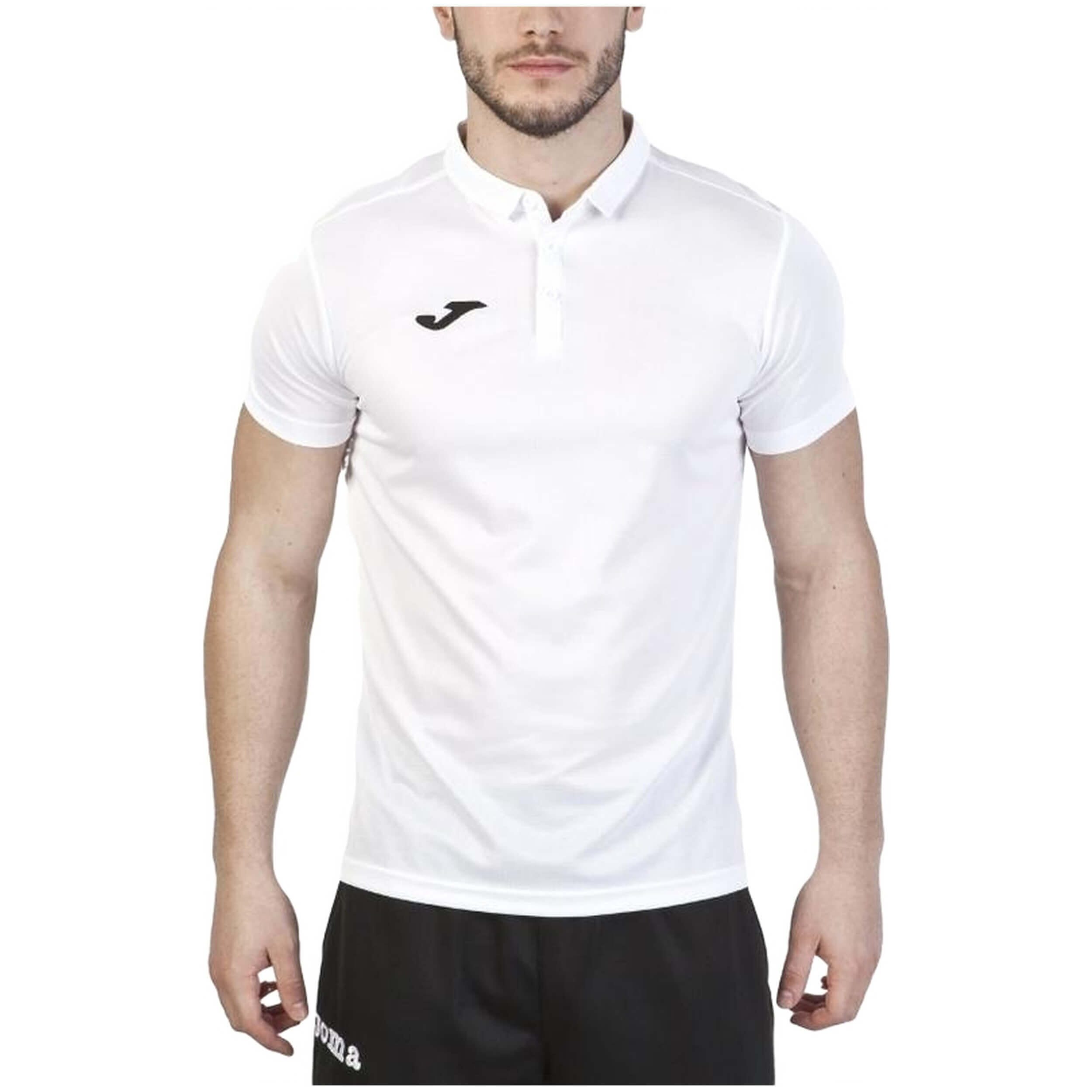 Polo Manches Courtes Golf Enfants Joma Hobby Blanc 2/5