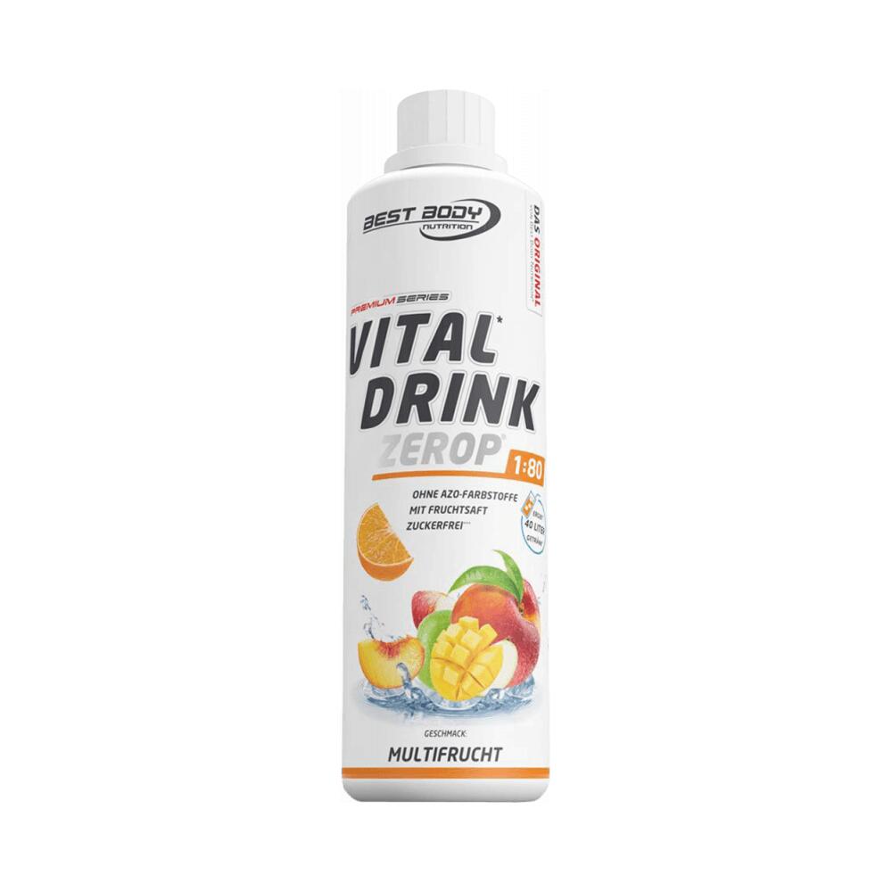 Best Body Nutrition - Best Body Nutrition Vital Drink Zerop (500ml) Multifruit - Intra - Boisson Sans Sucres - 500 Ml - Decathlon