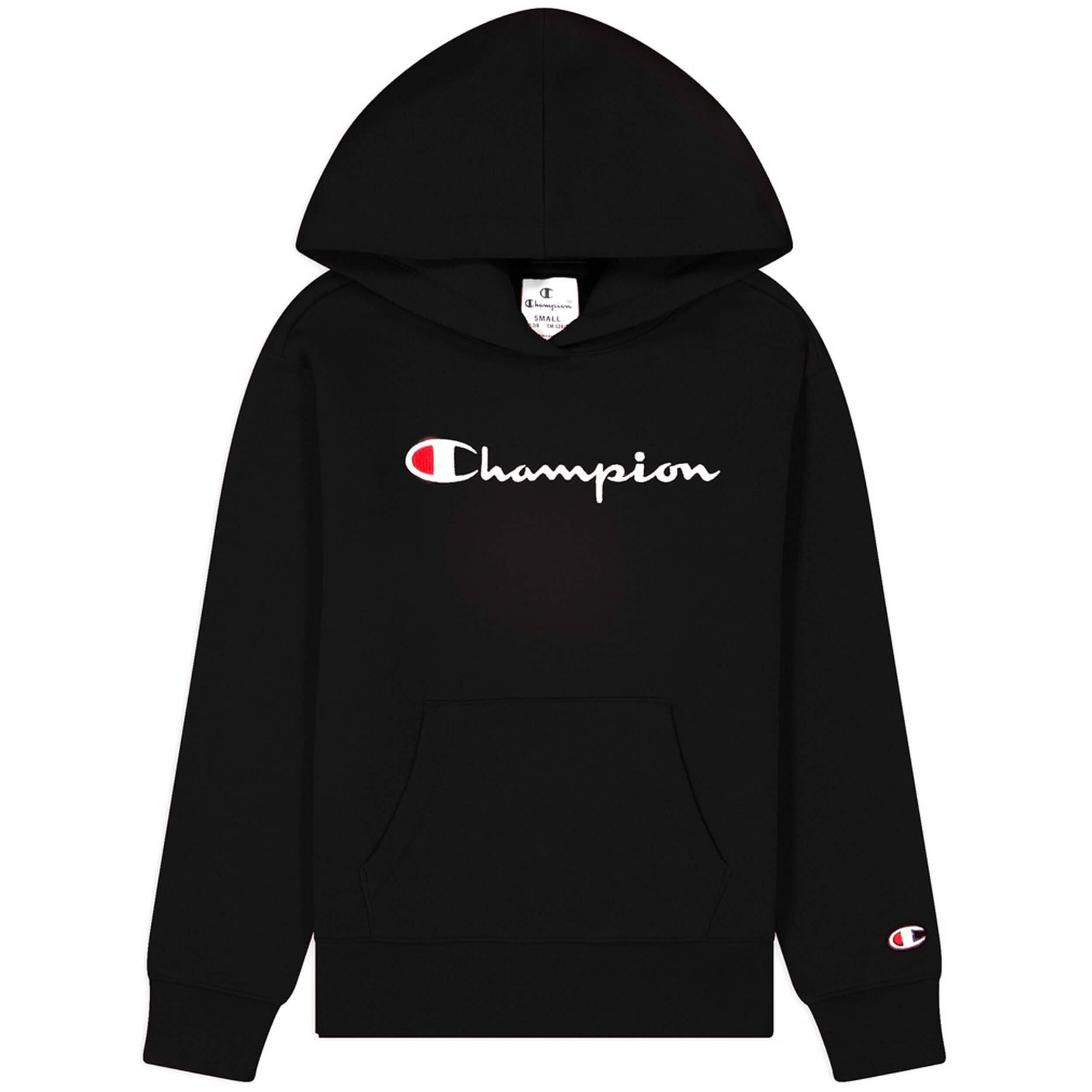 Champion - Sweat À Capuche Champion Modèle 404758-nbk Pour Unisexe Enfants - Sweat-shirt - Noir - Decathlon