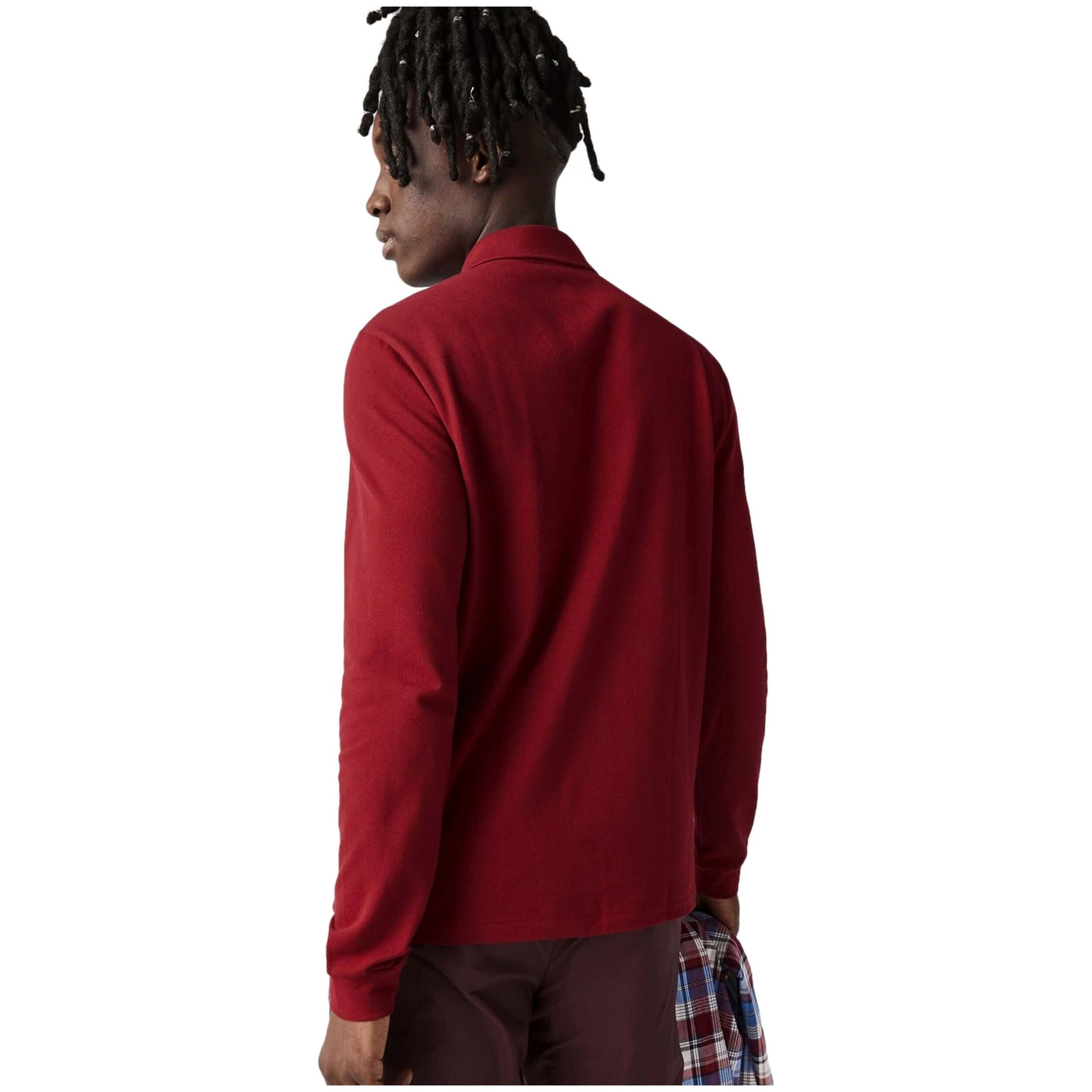 Polo a maniche lunghe Lacoste modello L131200476 per uomini 2/5