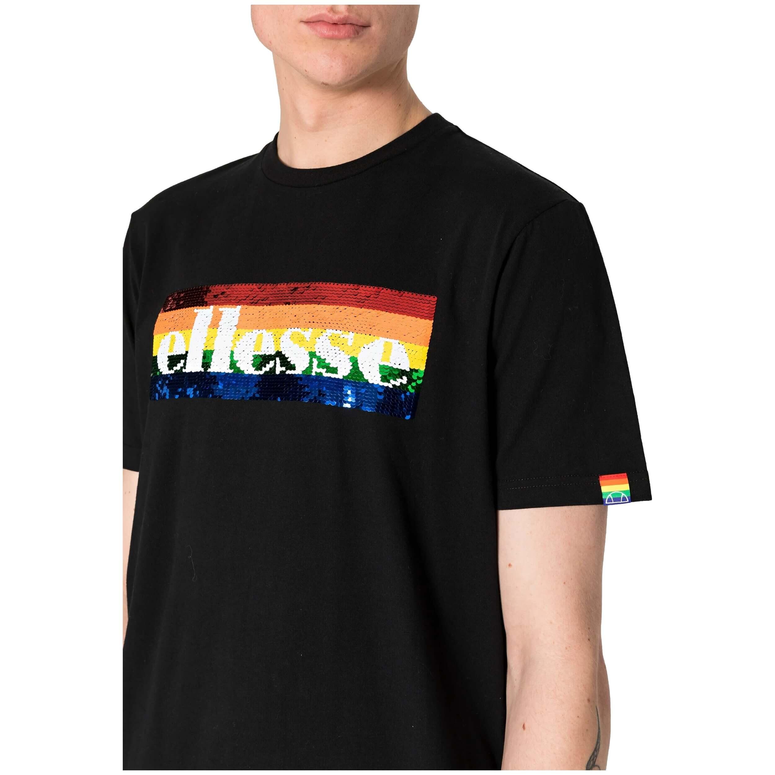 T-shirt Ellesse modelo SHN15709-BLK para homem 5/6