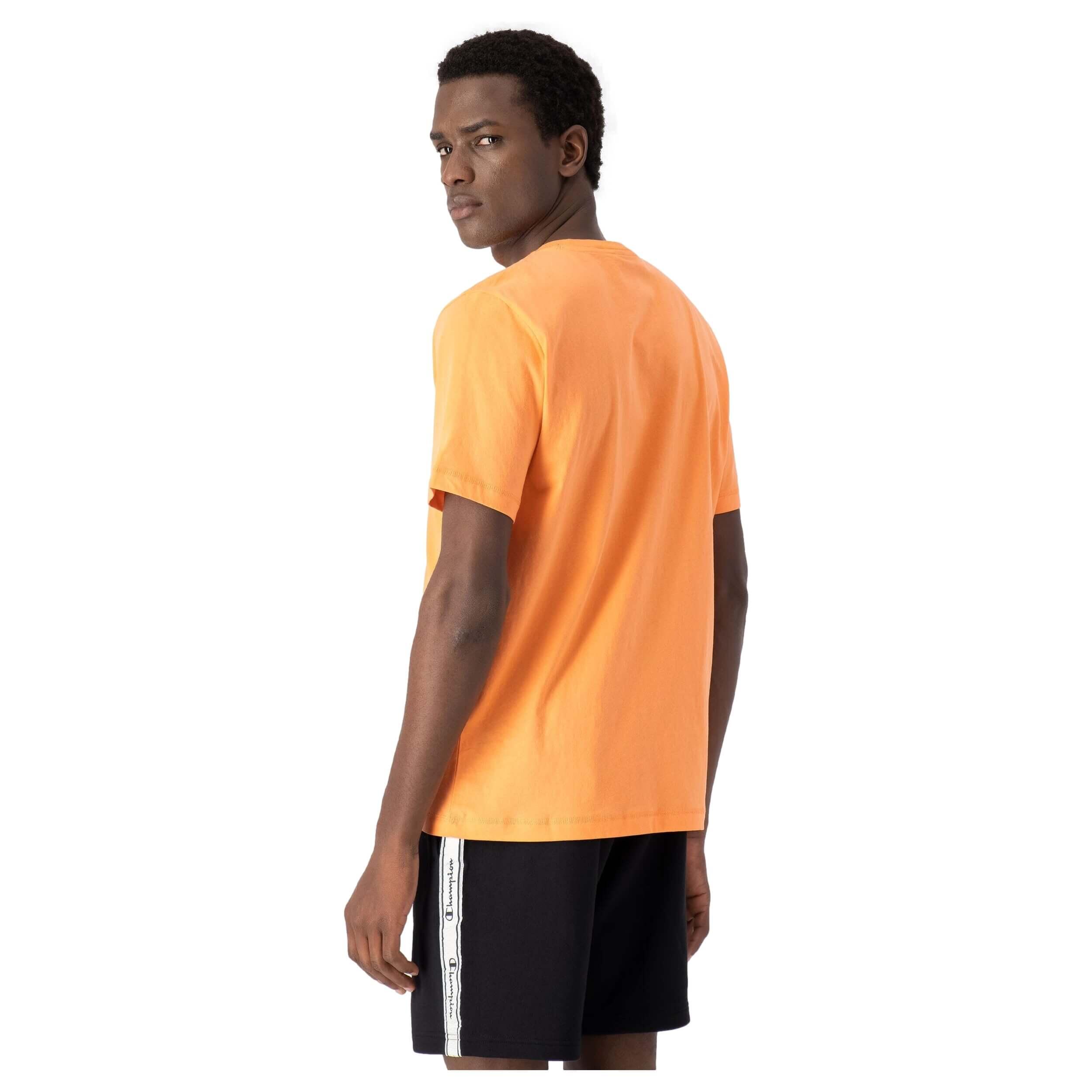 Camisola de Manga Curta Champion Crewneck M Laranja 3/5