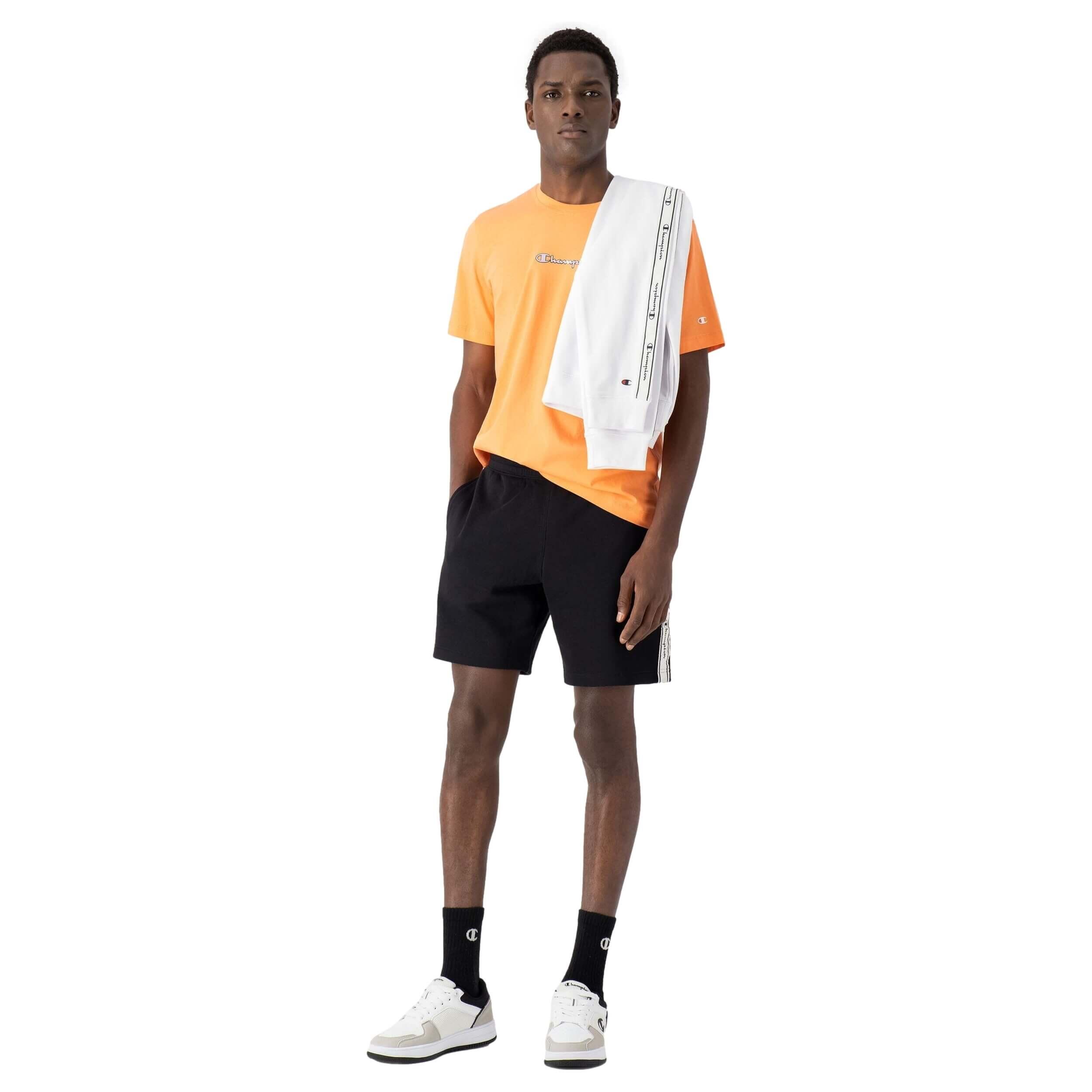 Camisola de Manga Curta Champion Crewneck M Laranja 4/5