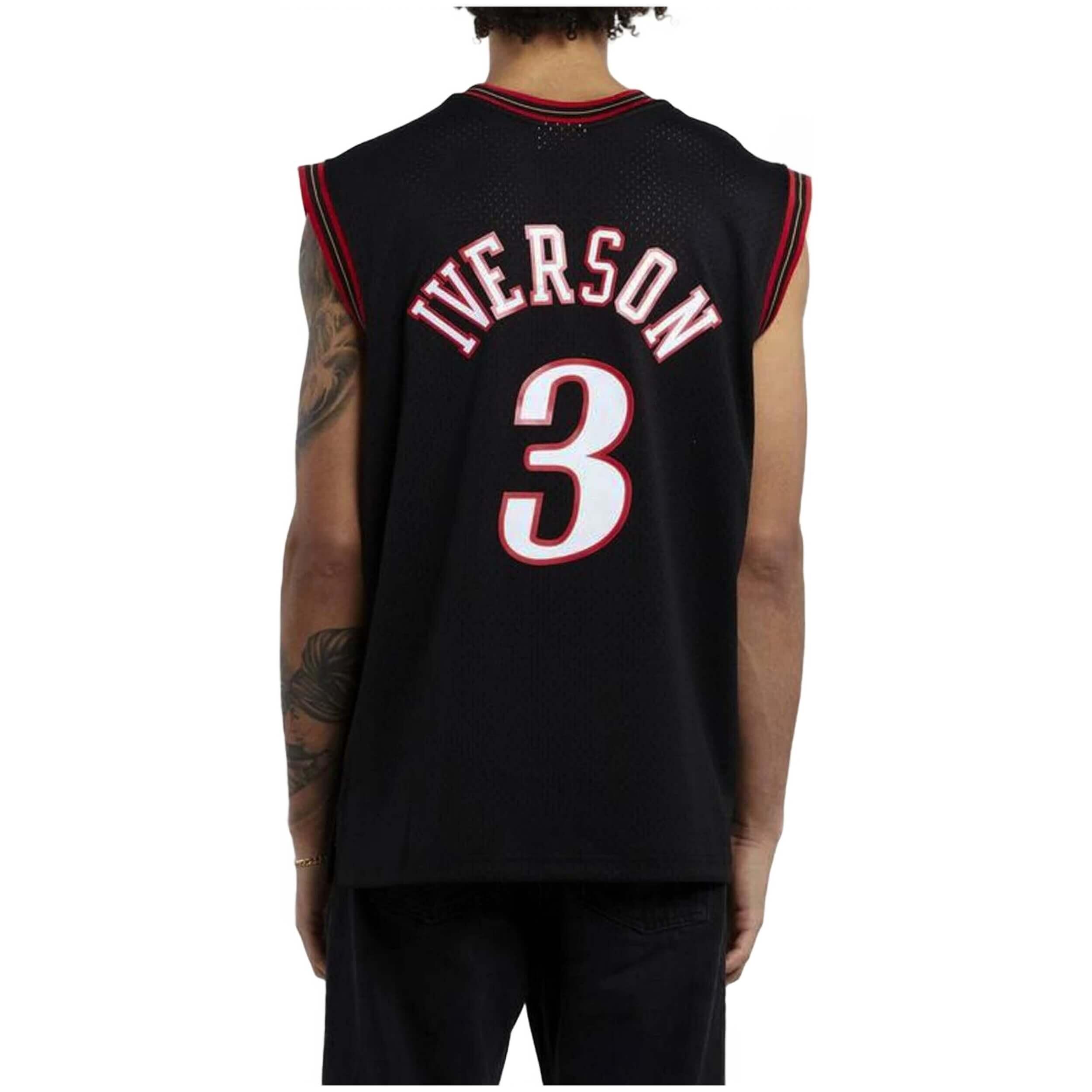 Debardeur Mitchell & ness modèle SMJUGS18201-P76BLCK00AIV pour homme 3/3