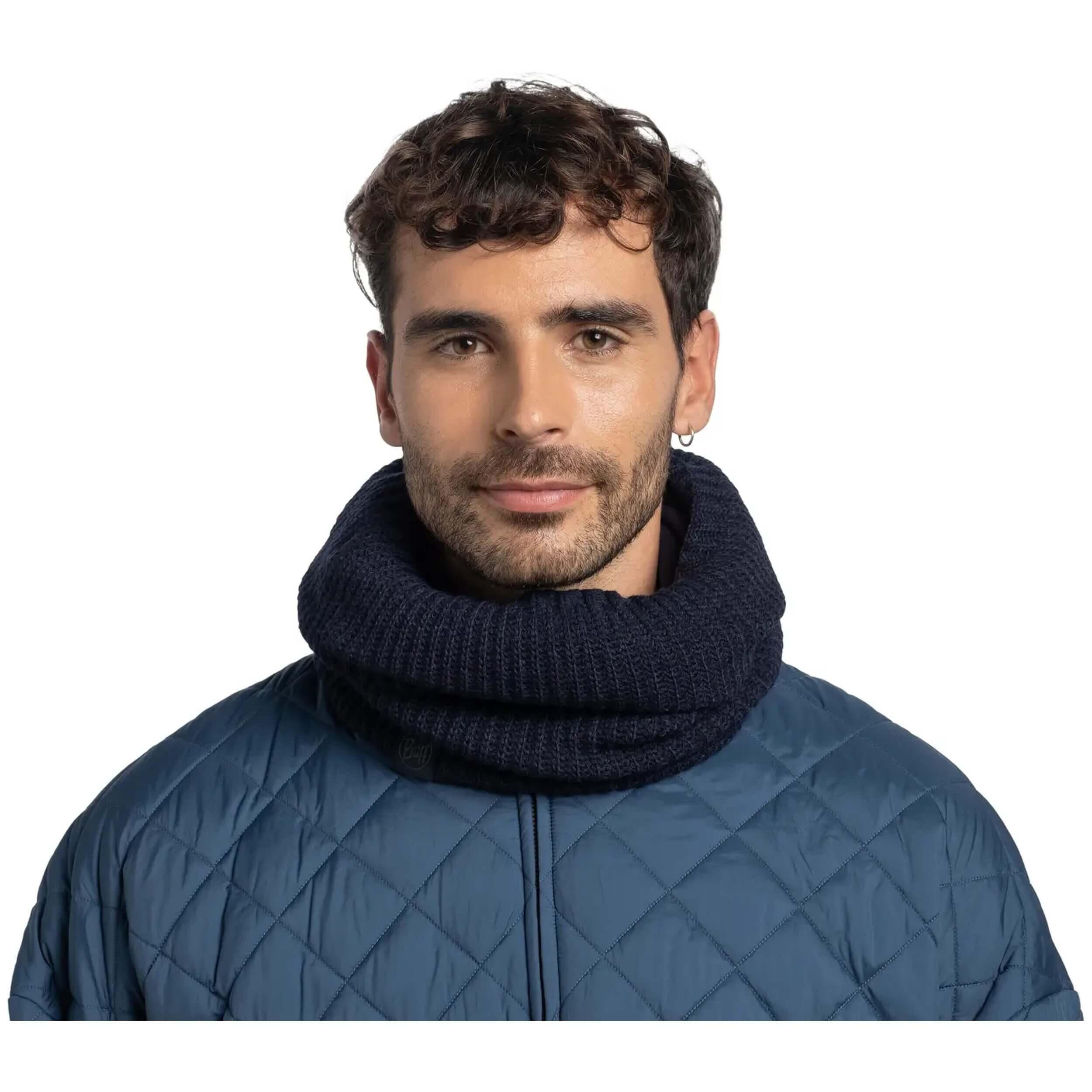 Halswärmer Buff Rutger Midnight für männer 3/4