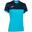 Maillot Manches Courtes Padel Femme Joma Montreal Turquoise Fluo
