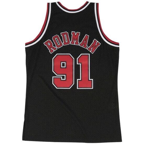 Tank Top Mitchell & Ness Swingman Jersey Chicago Bulls '95 Rodman czarny