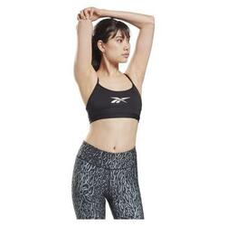 Brassière Femme Reebok Lux Skinny Strap Bra Noir