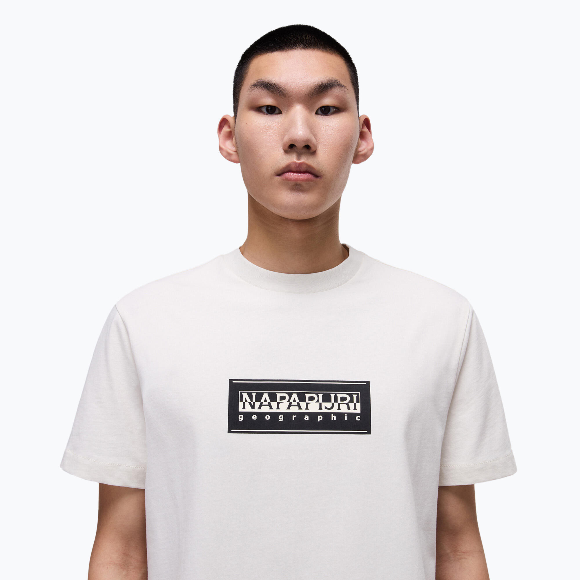 Camiseta masculina com logotipo Napapijri S-Box 3/5