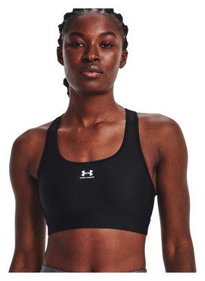 Under Armour HeatGear Armour Mid Bra Zwart
