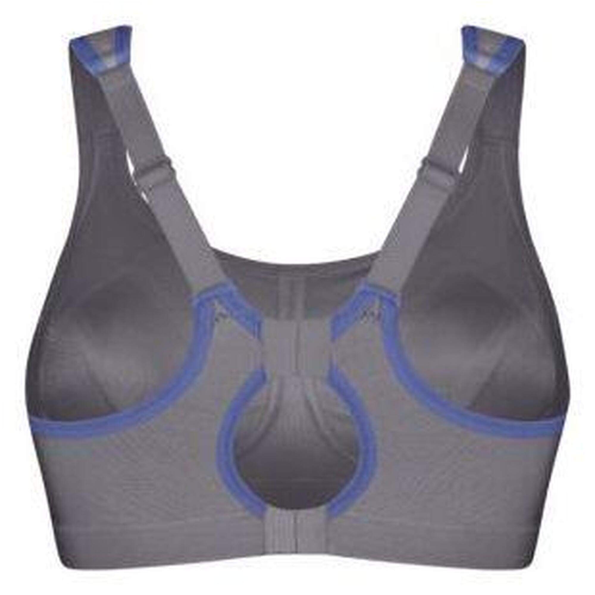 Brassière Shock Absorber Multisport Active Gris