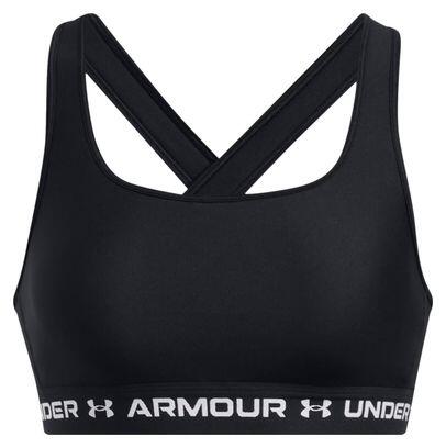 Brassière Under Armour Crossback Mid Noir Femme 3/7