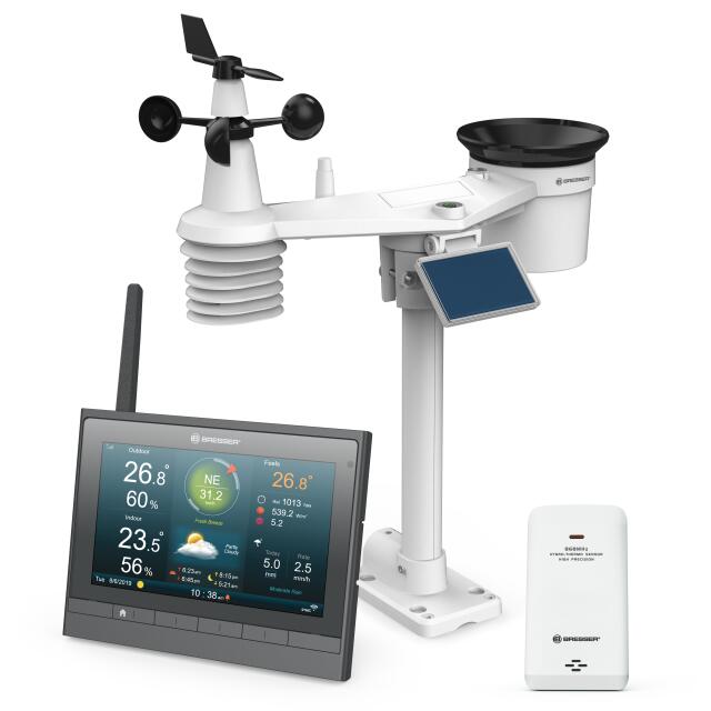 Estação meteorológica Meteocamp Wifi HD 7 em 1 BRESSER