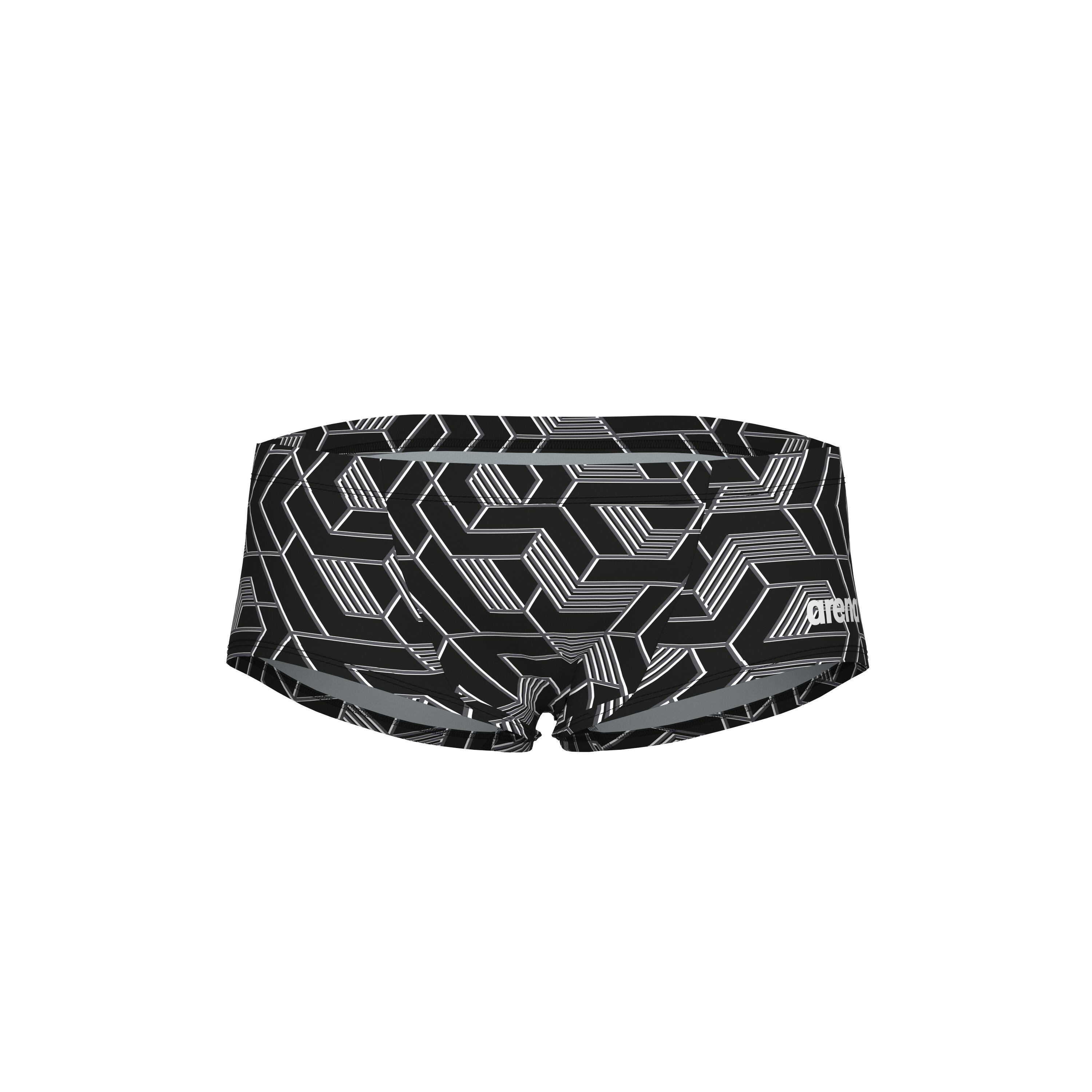 Slip da bagno Arena Escape Low Waist Squadra Nero 7/7